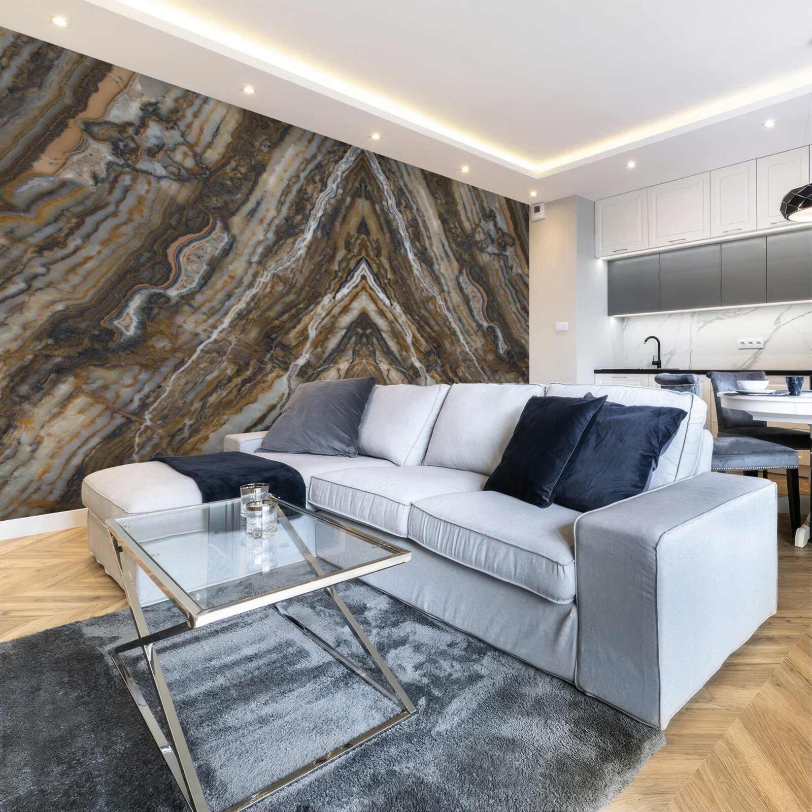 Fototapeta stare drzewo na marmurowym tle