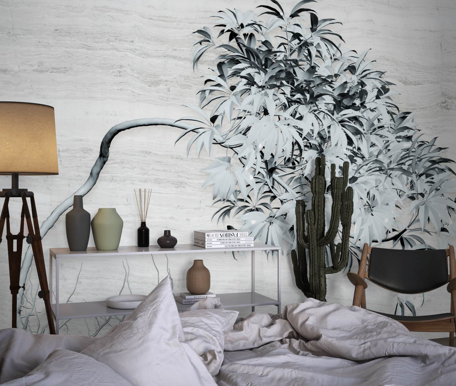 Fototapeta drzewo stojące samotnie na wietrze