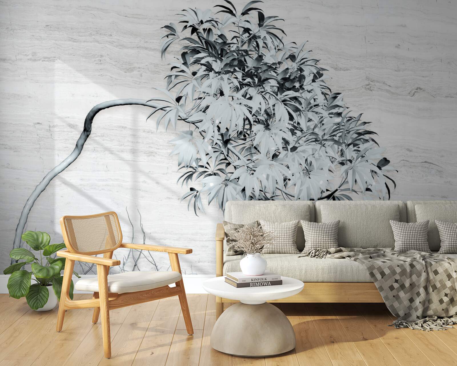 Fototapeta drzewo stojące samotnie na wietrze