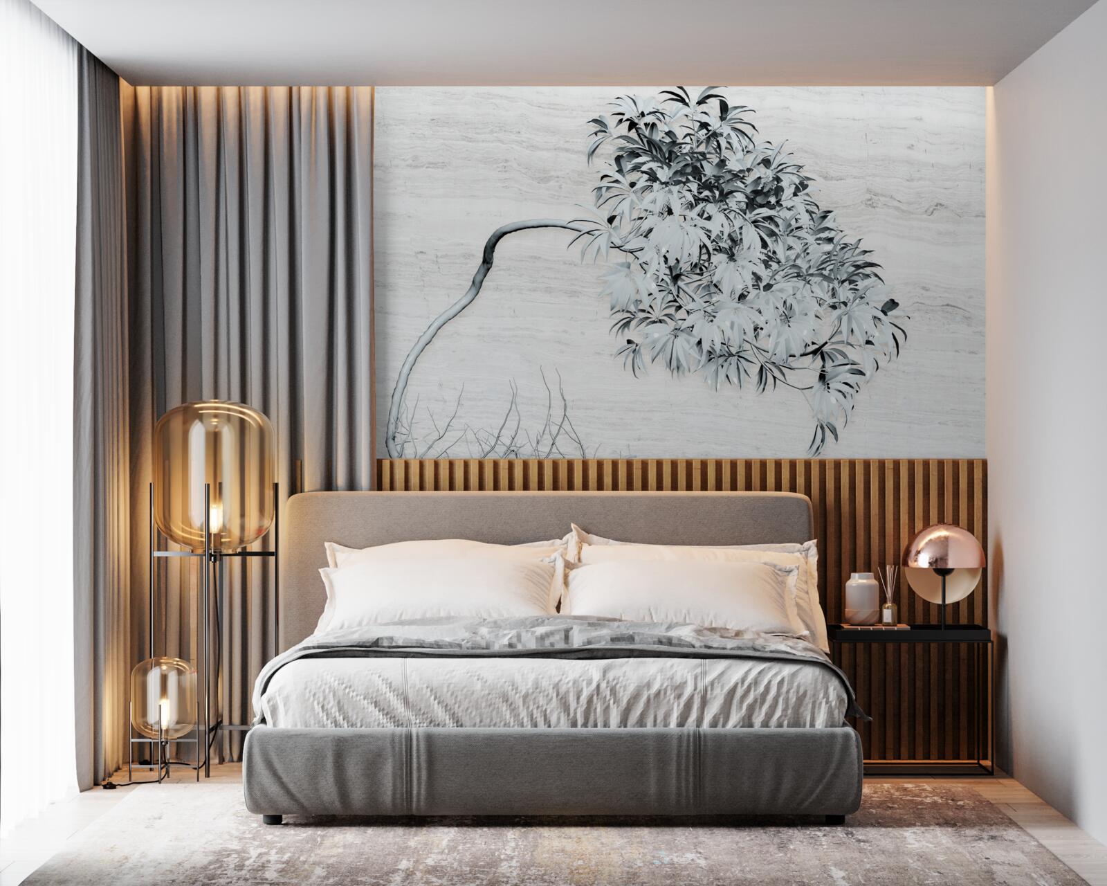 Fototapeta drzewo stojące samotnie na wietrze