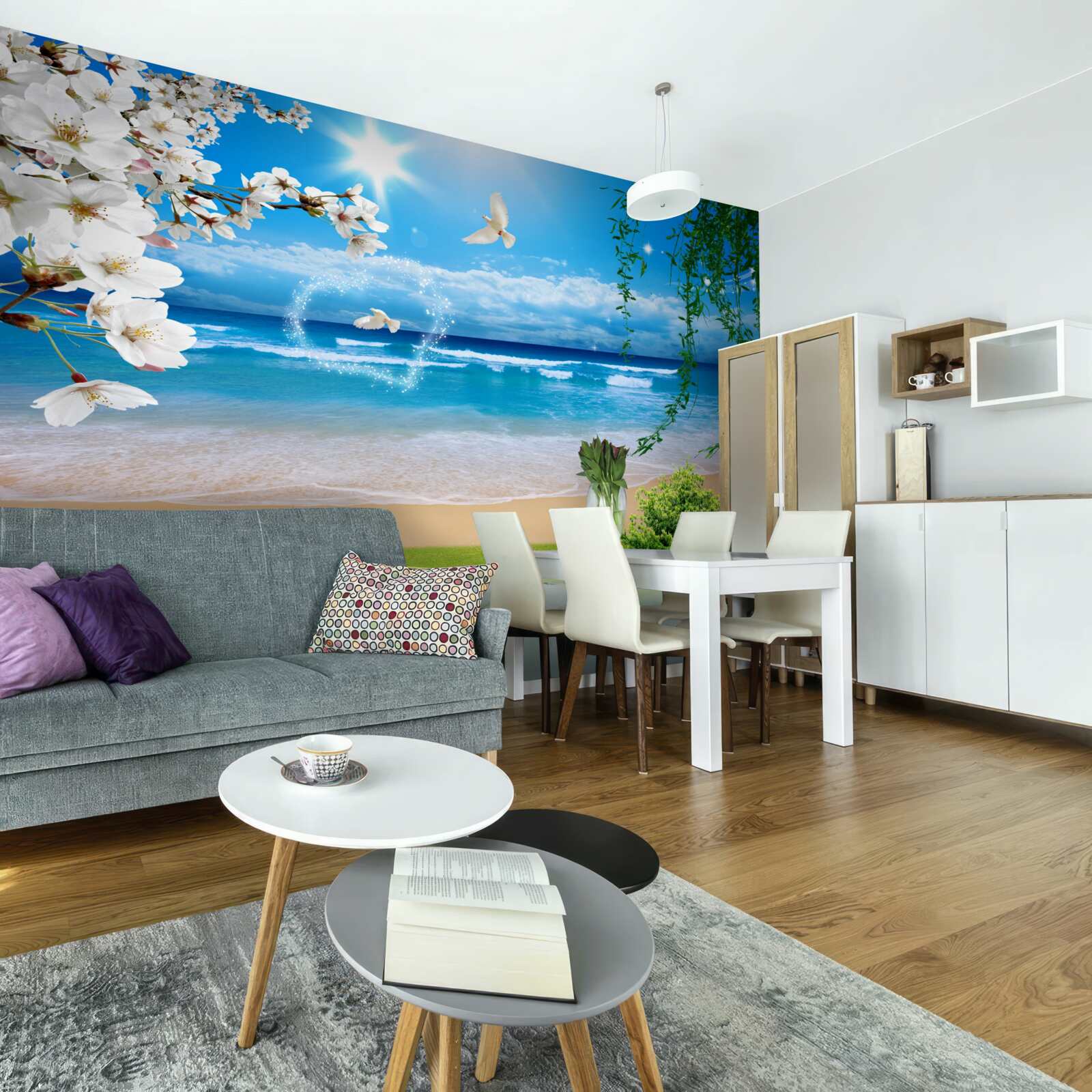 Fototapeta pastwiska oceaniczne w zieleni