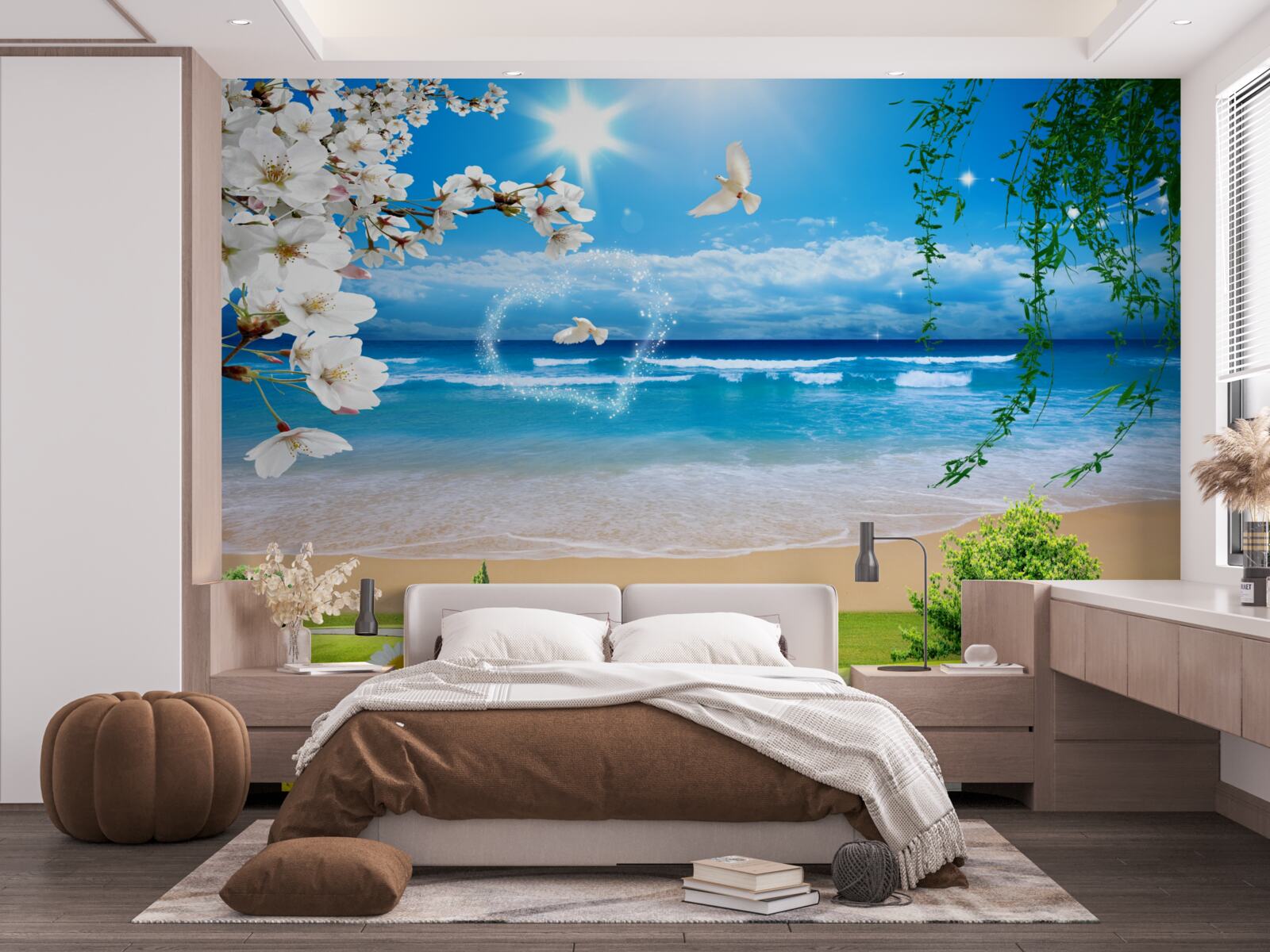 Fototapeta pastwiska oceaniczne w zieleni