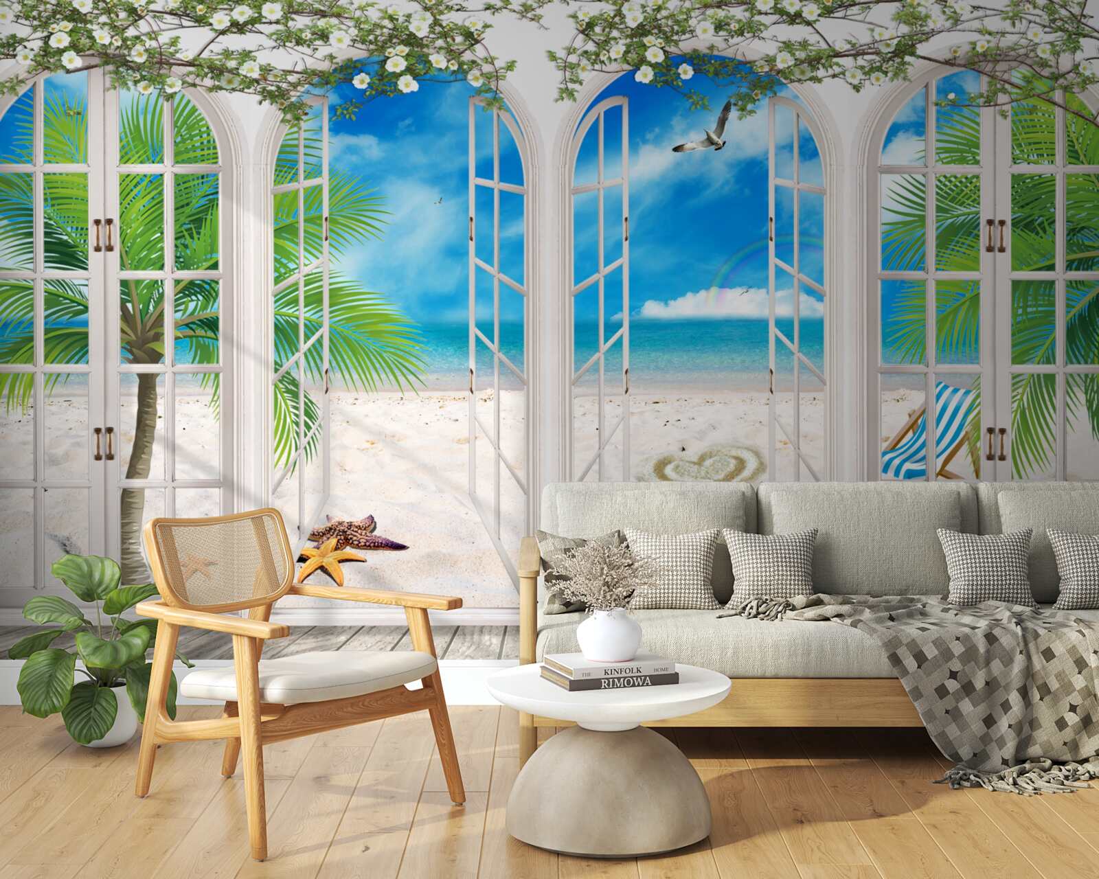 Fototapeta balkon na plaży