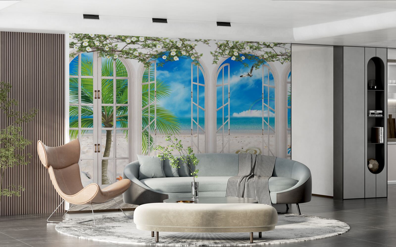 Fototapeta balkon na plaży