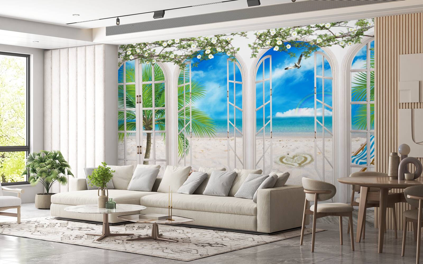 Fototapeta balkon na plaży