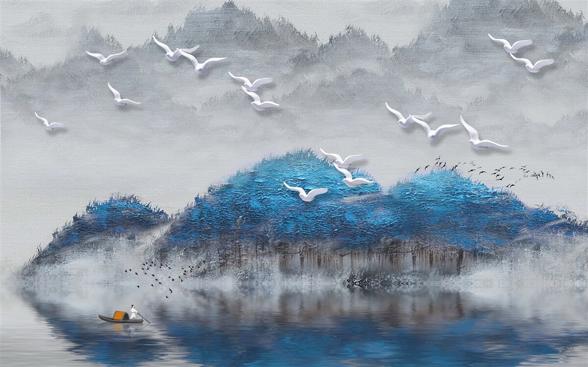 Fototapeta nury opuszczają staw