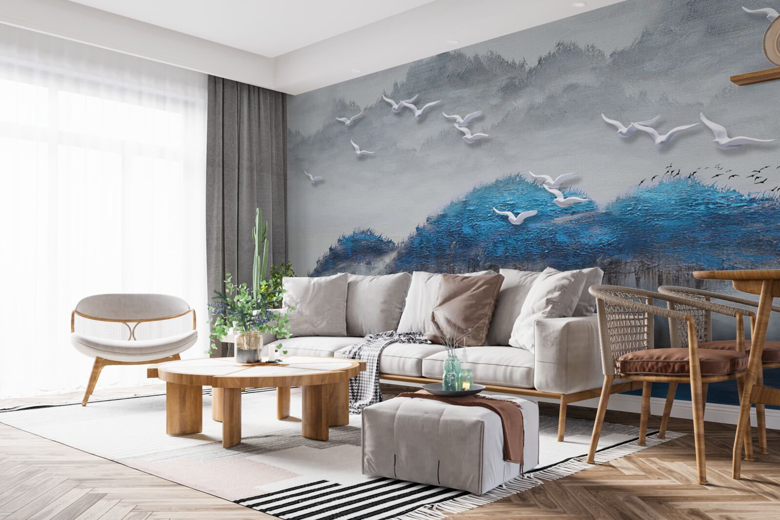 Fototapeta nury opuszczają staw