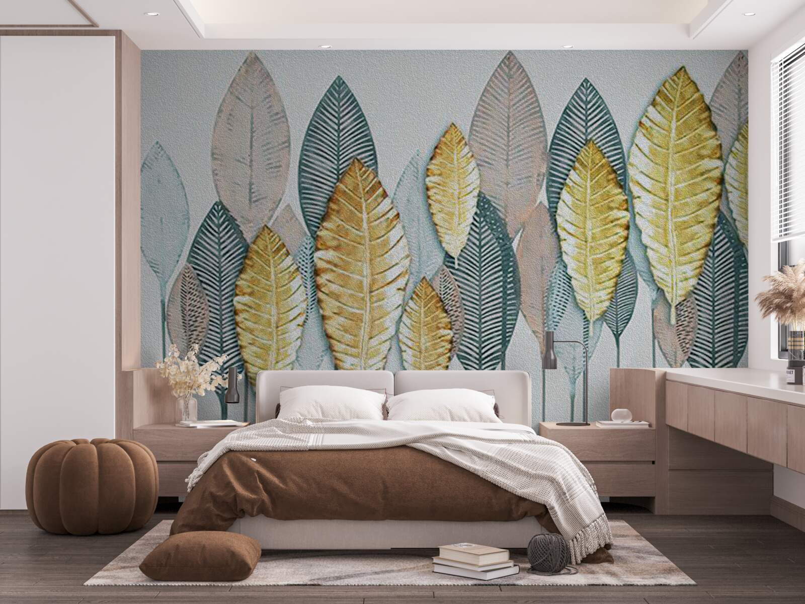 Fototapeta nierealny jesienny las