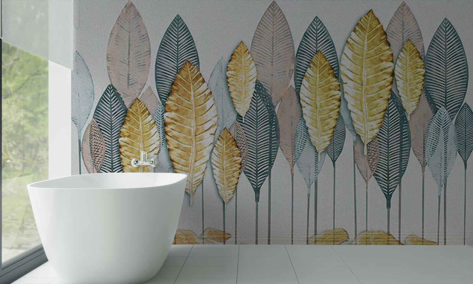 Fototapeta nierealny jesienny las