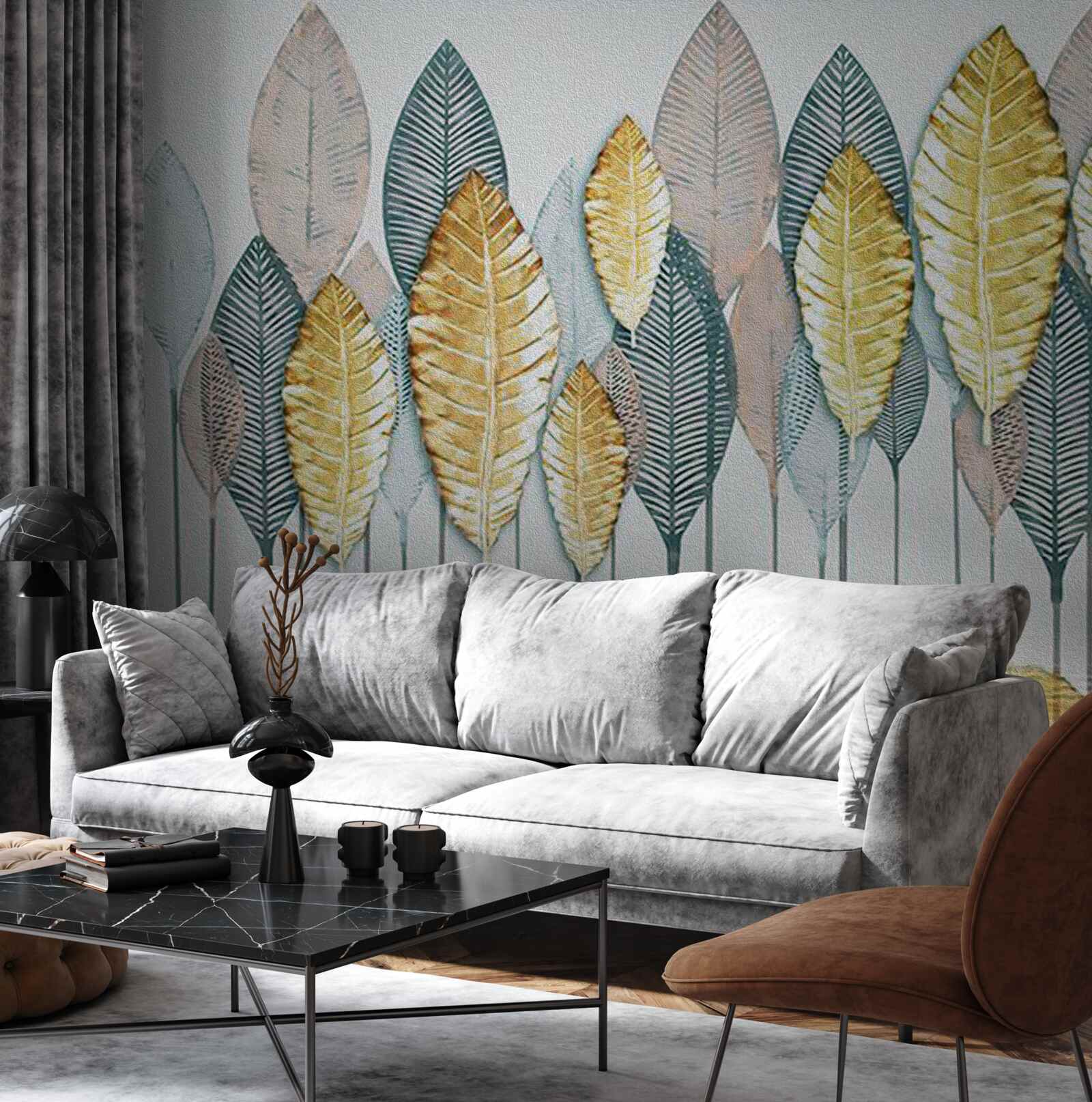 Fototapeta nierealny jesienny las