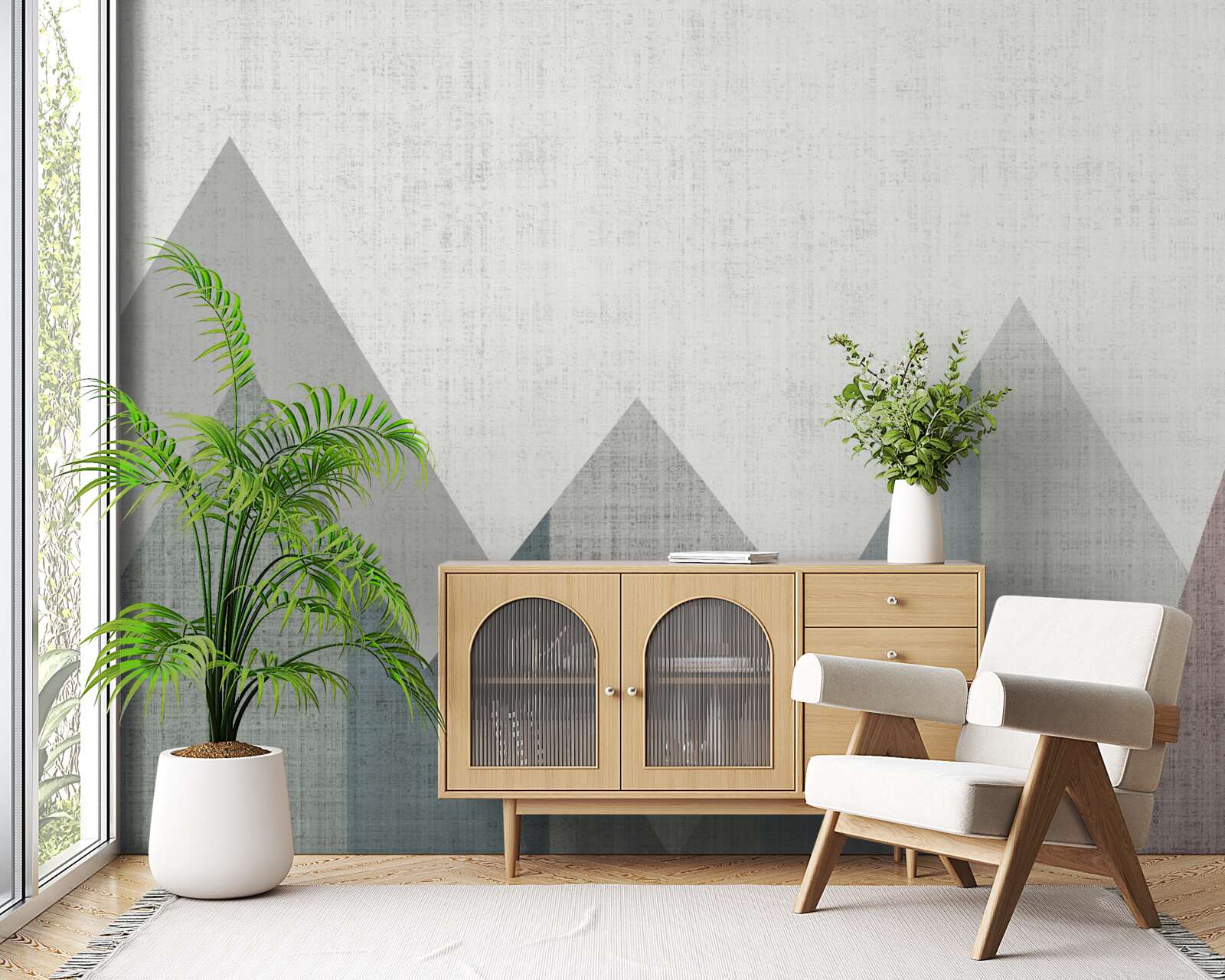 Fototapeta szczyty i szczyty są zanurzone w zimnie