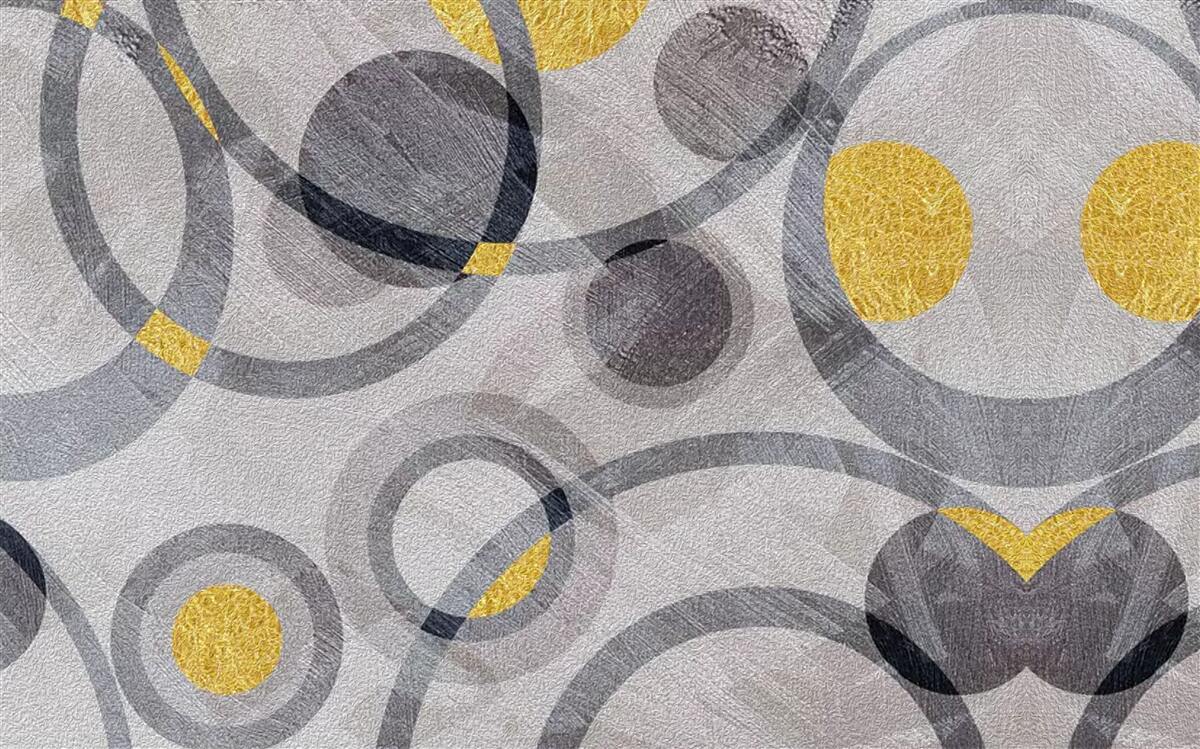 Fototapeta okręgi i krzywe w kształcie koła