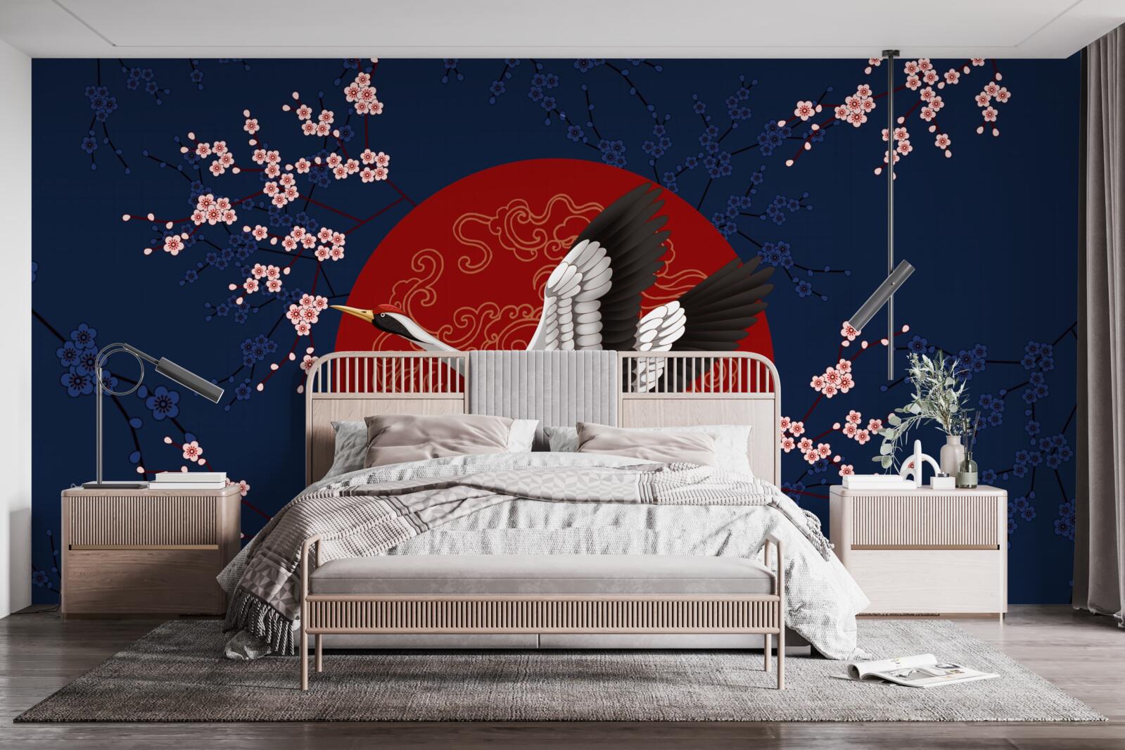 Fototapeta japońskie ciasto z motywem nieba