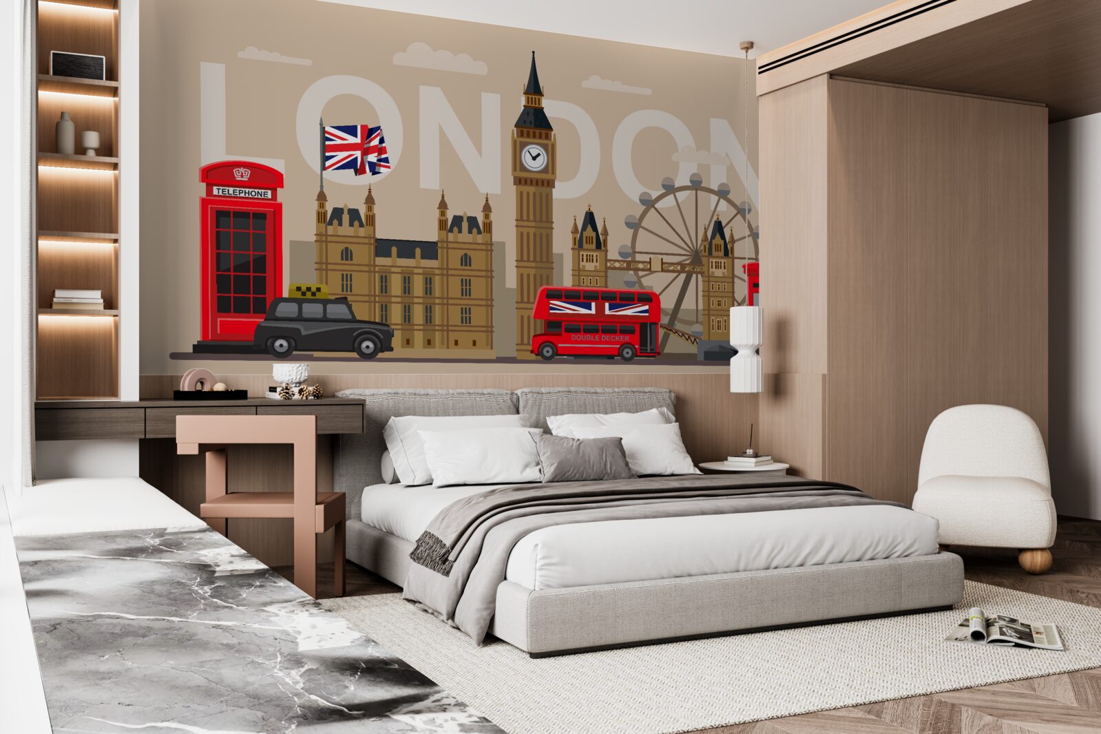 Fototapeta główne insygnia londynu, wielka brytania