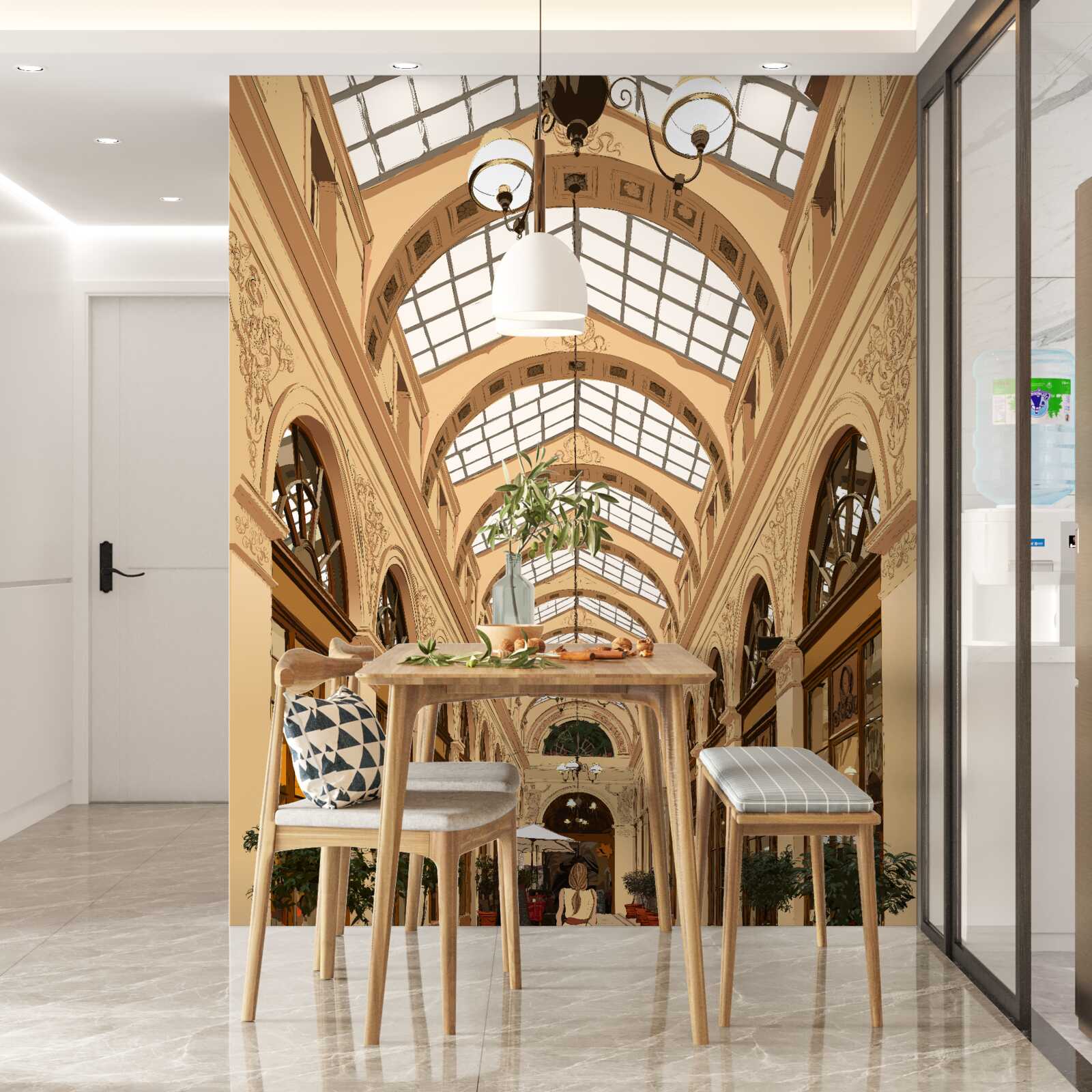 Fototapeta przezroczysty korytarz