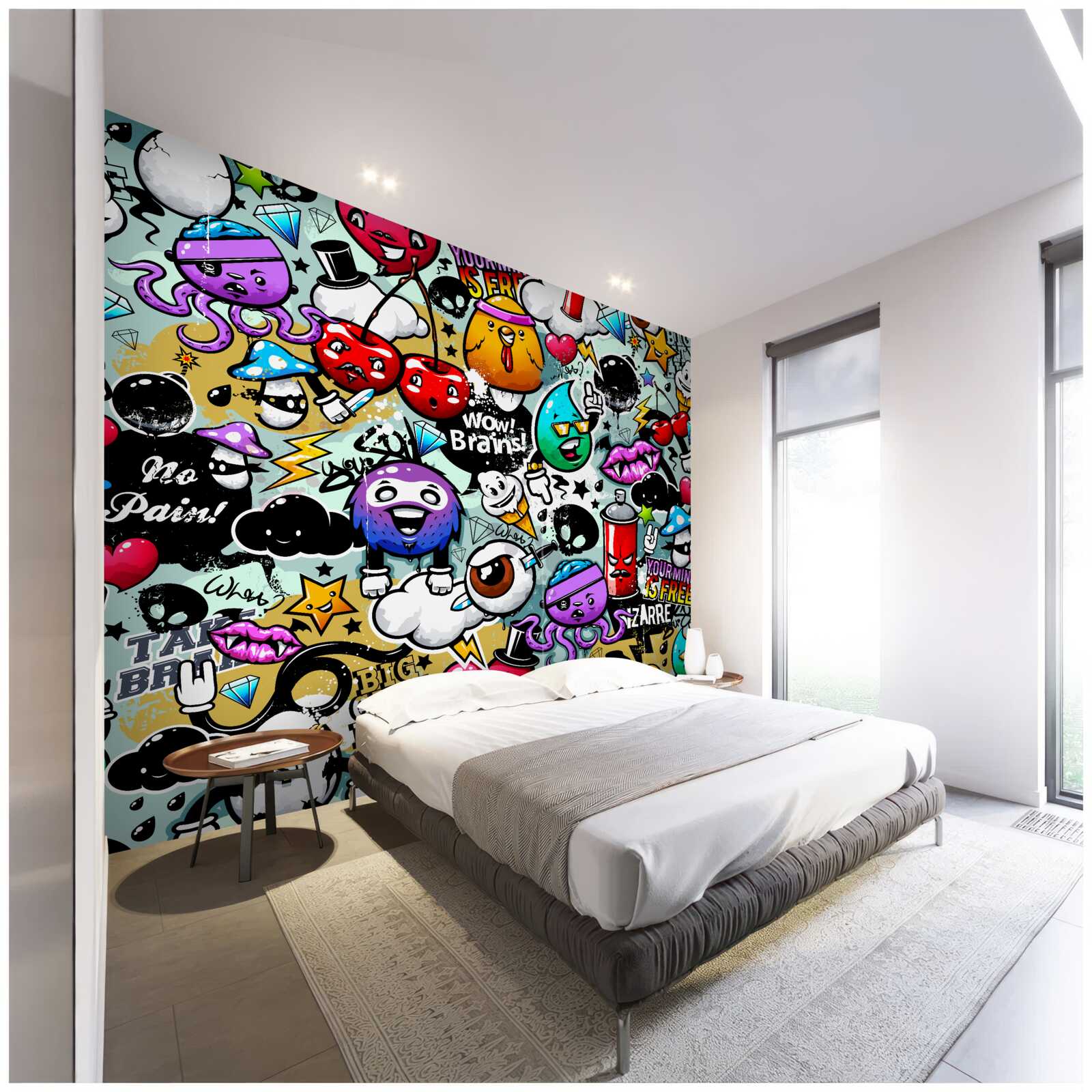 Fototapeta tętniąca życiem sztuka uliczna