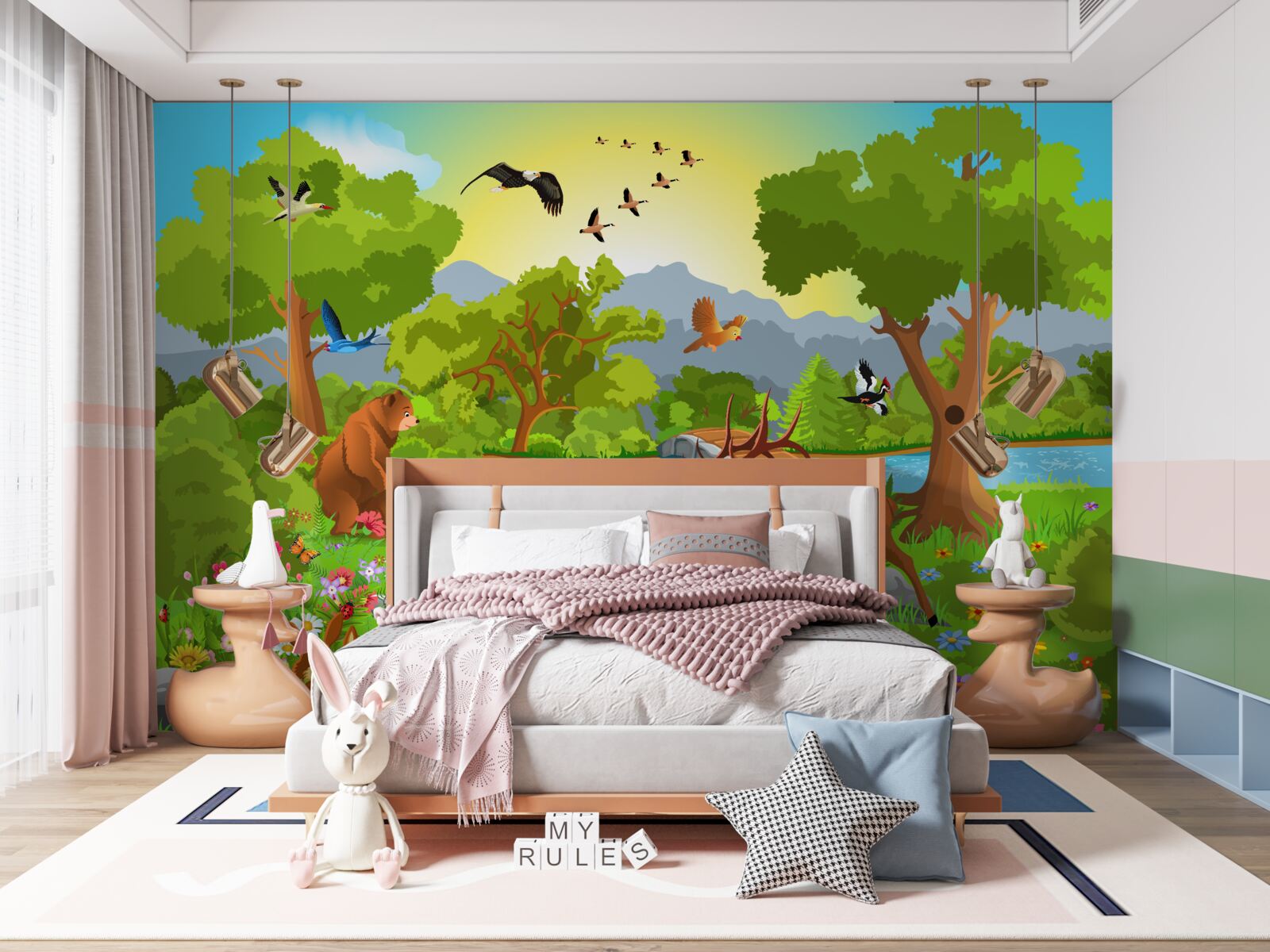 Fototapeta stworzenia na łące