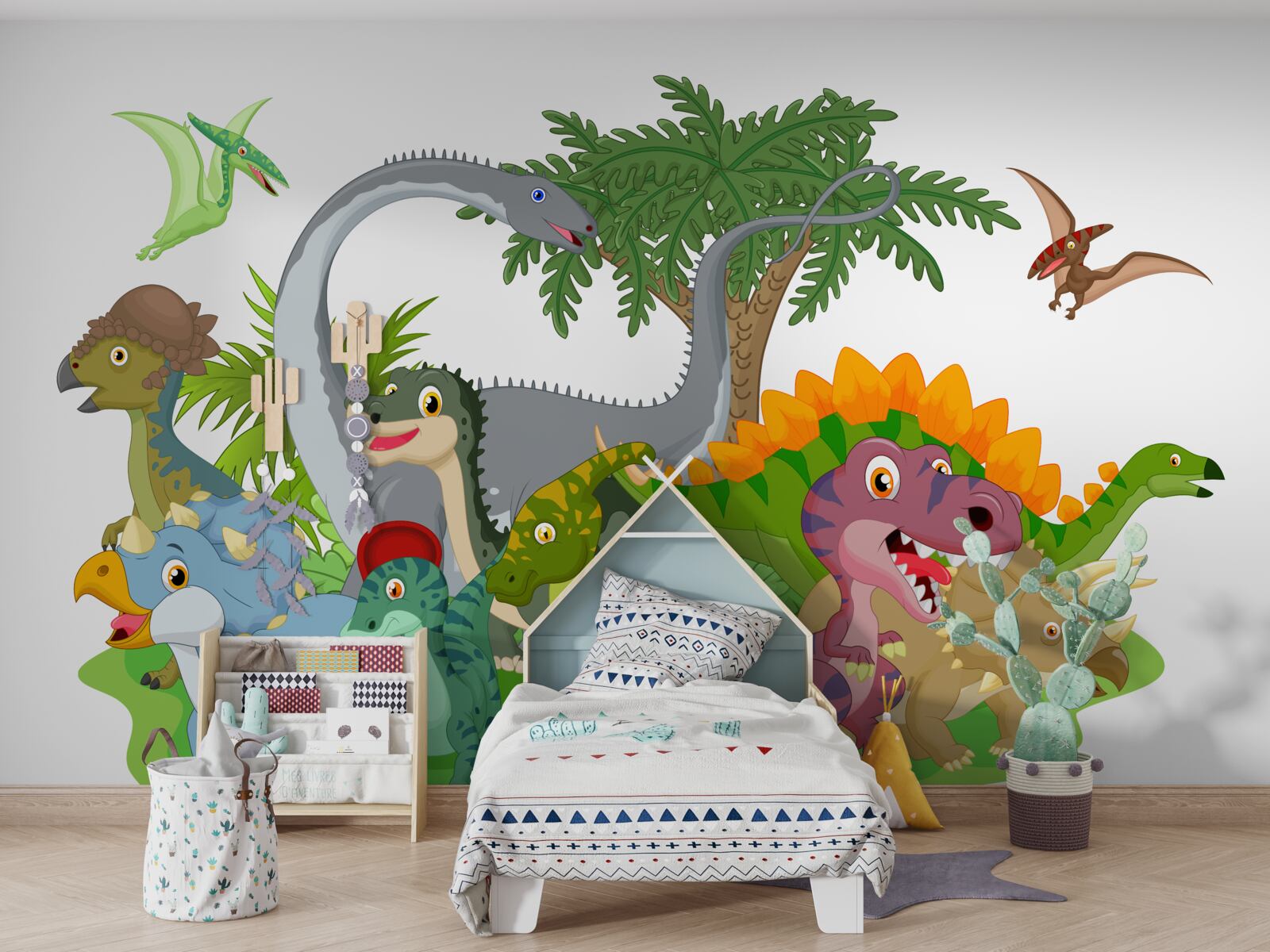 Fototapeta dinozaury z uśmiechami