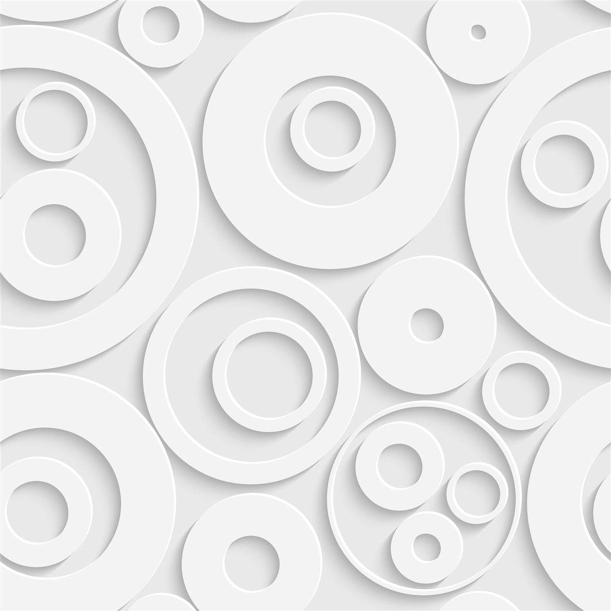 Fototapeta białe okrągłe wzory