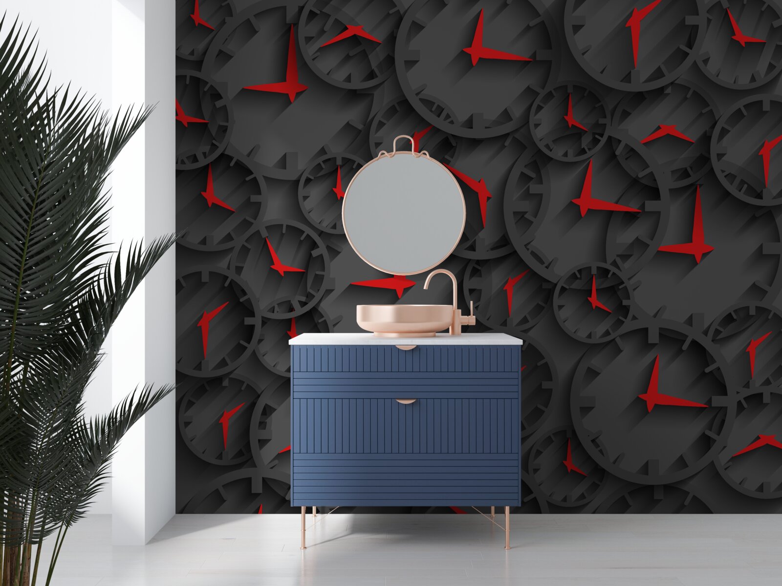 Fototapeta timespies z rubinowymi wskaźnikami