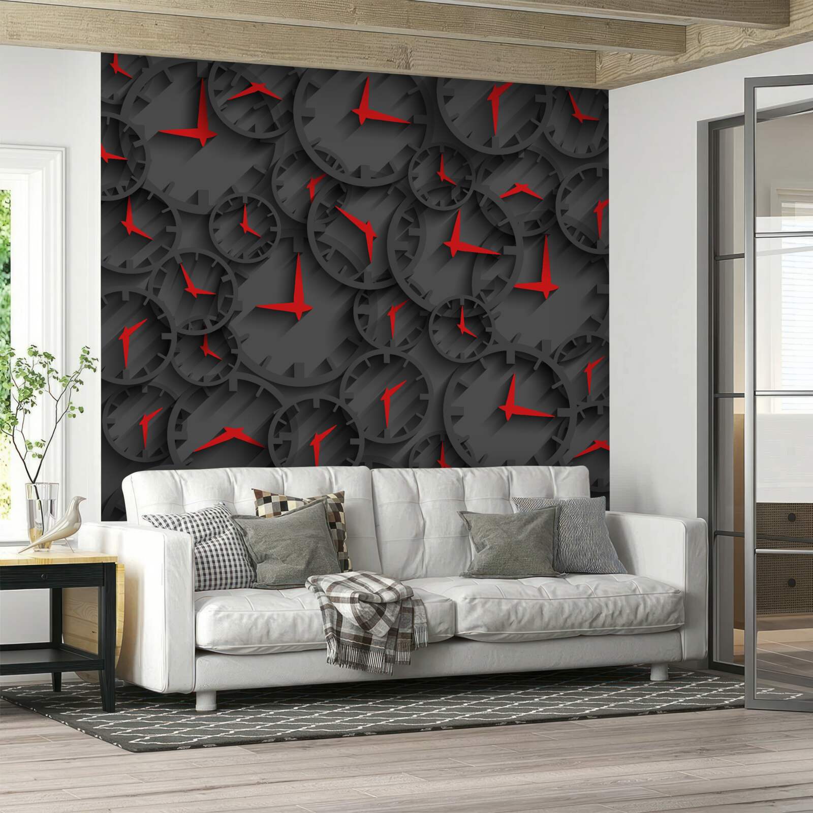 Fototapeta timespies z rubinowymi wskaźnikami