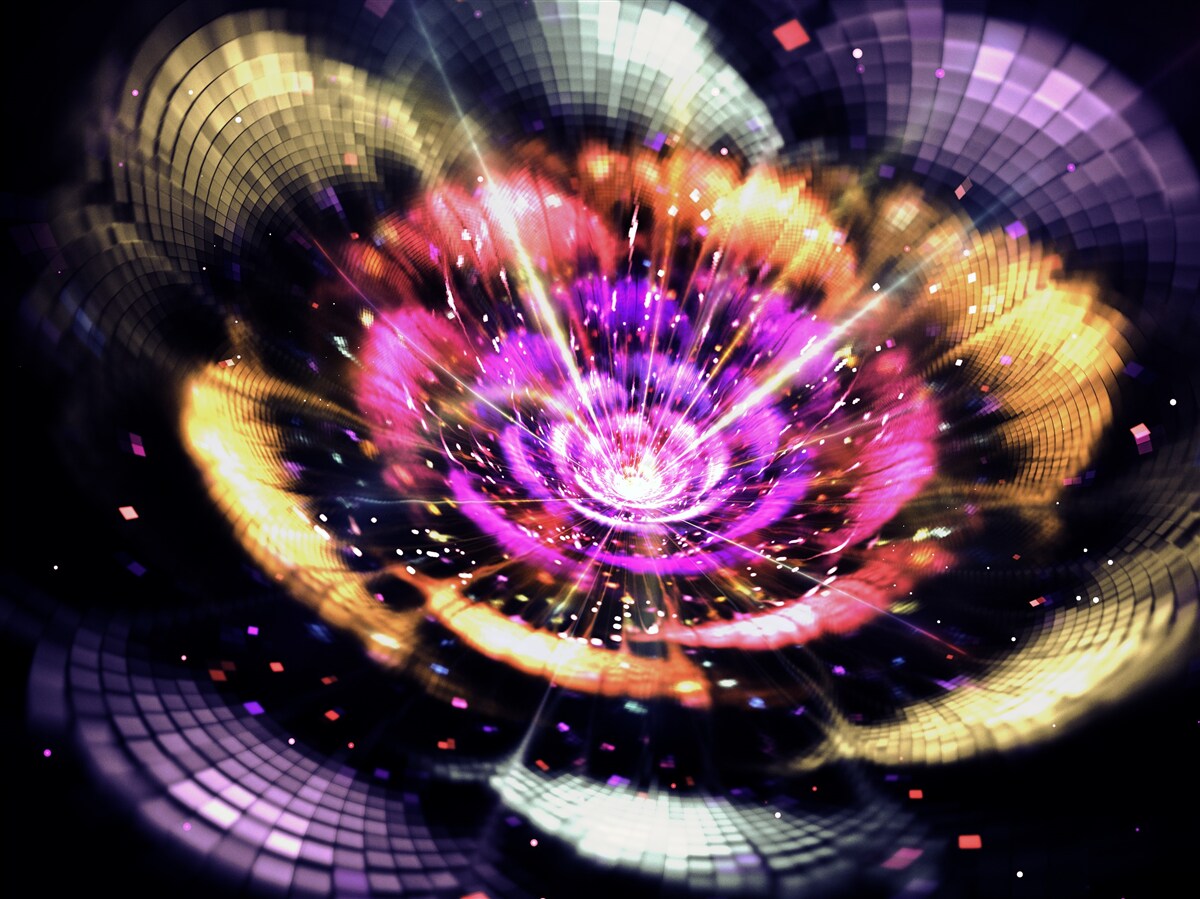 Fototapeta narodziny planety we wszechświecie