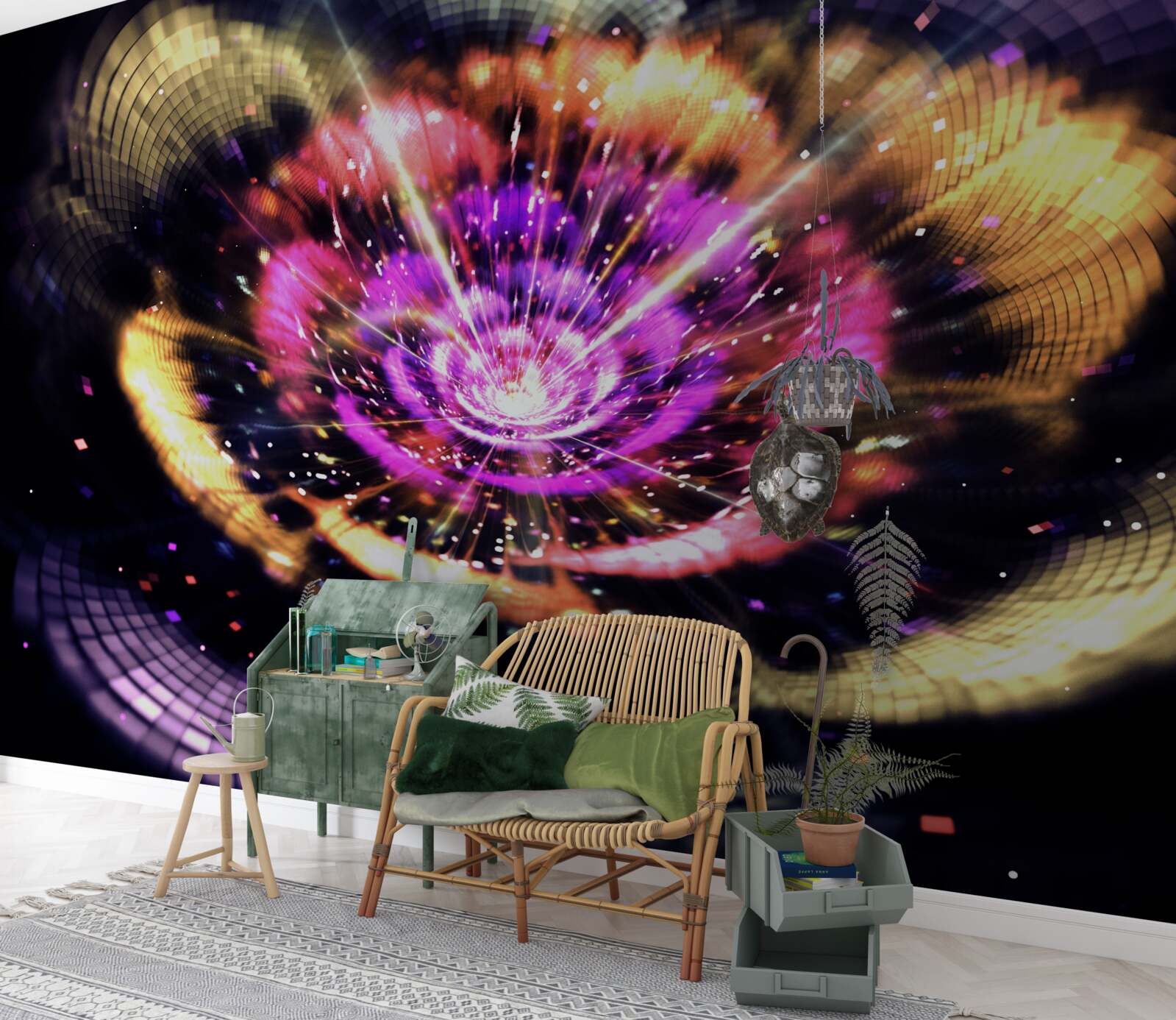 Fototapeta narodziny planety we wszechświecie