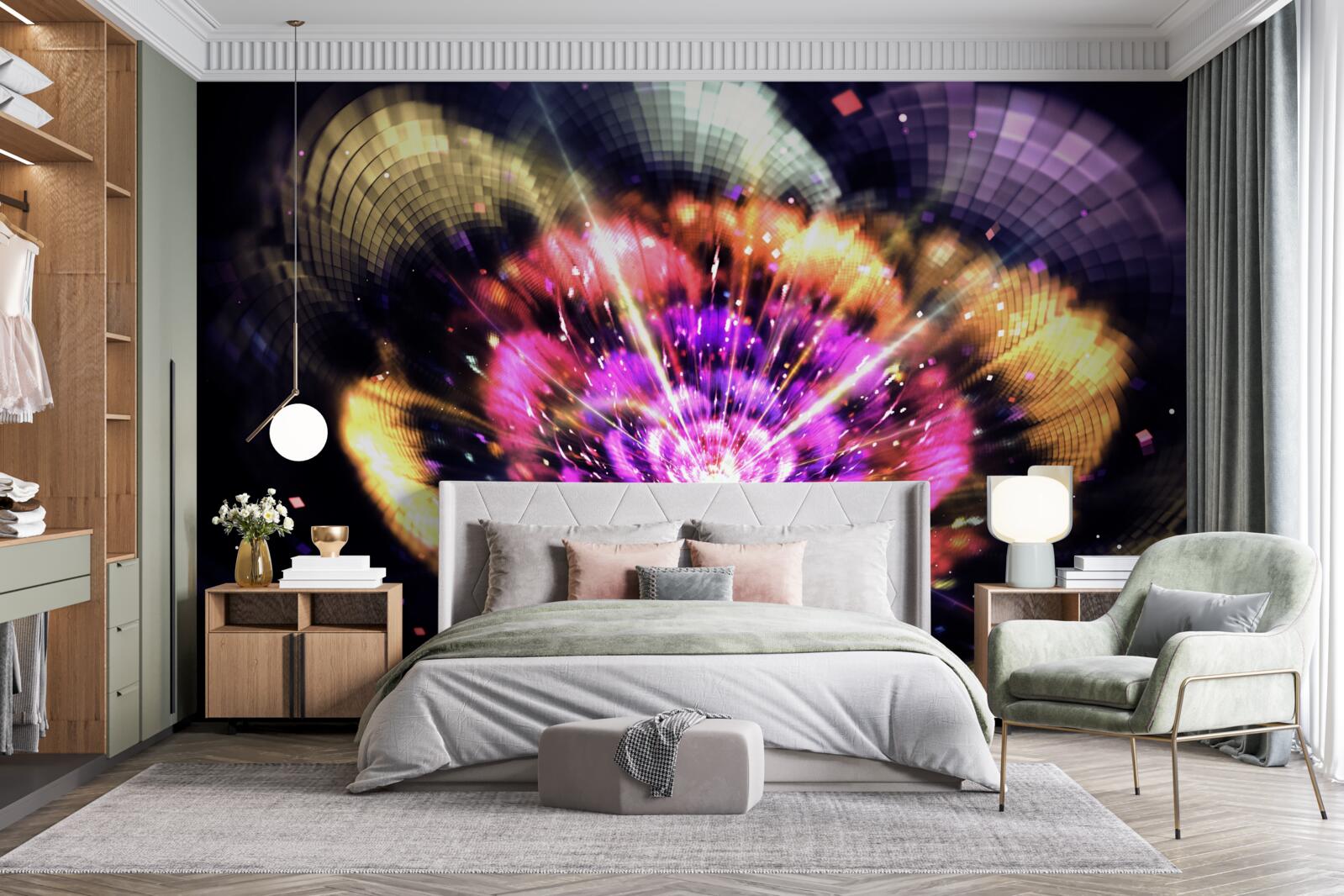 Fototapeta narodziny planety we wszechświecie