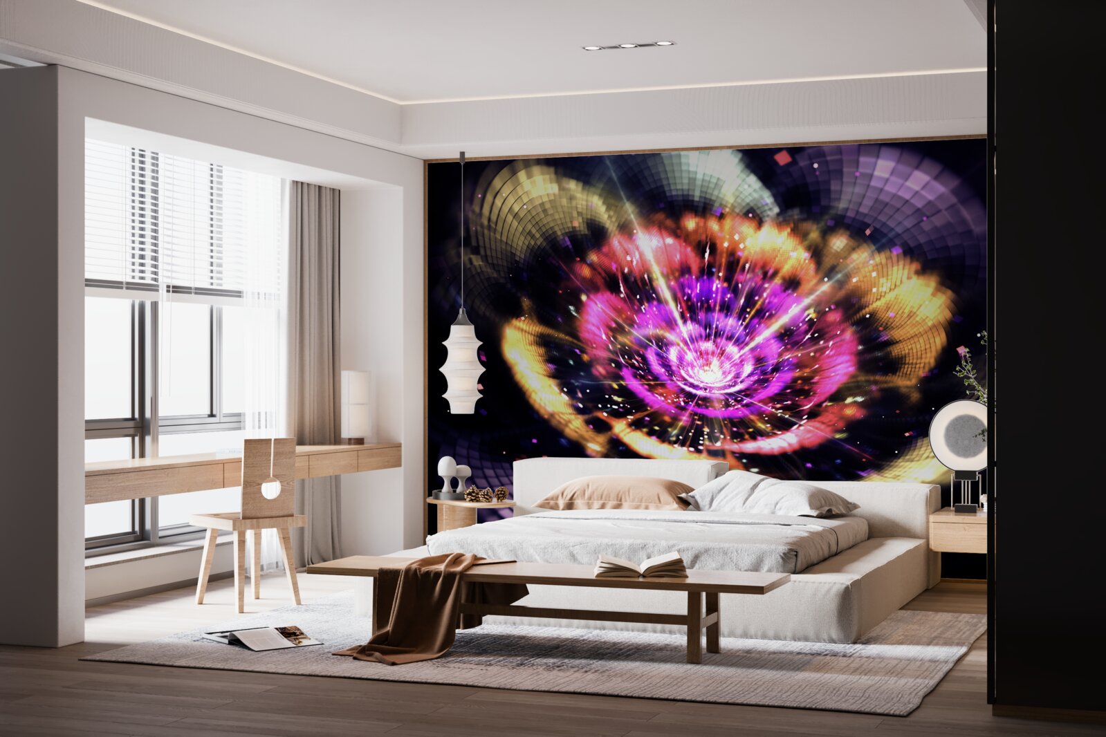 Fototapeta narodziny planety we wszechświecie