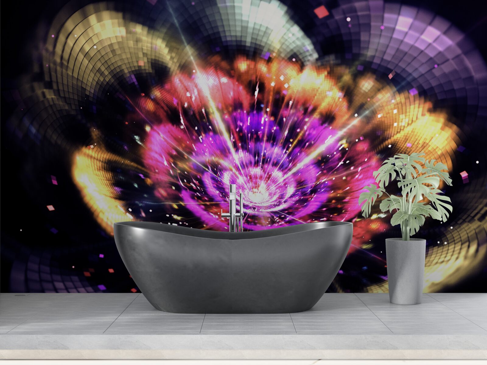 Fototapeta narodziny planety we wszechświecie