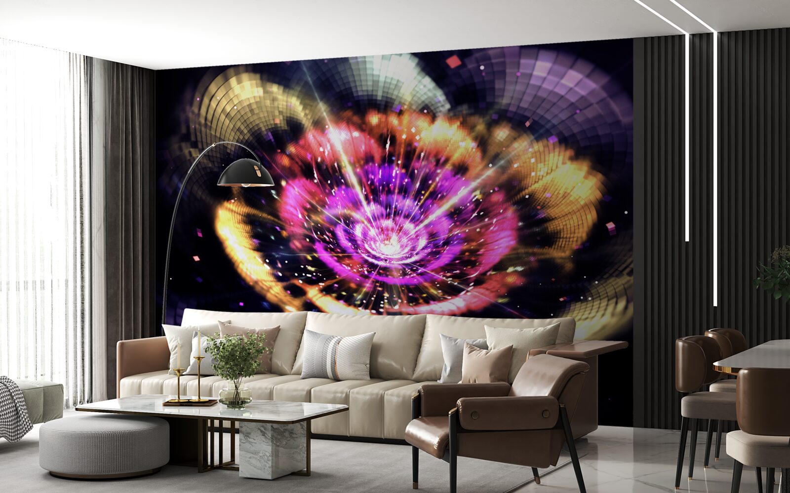 Fototapeta narodziny planety we wszechświecie