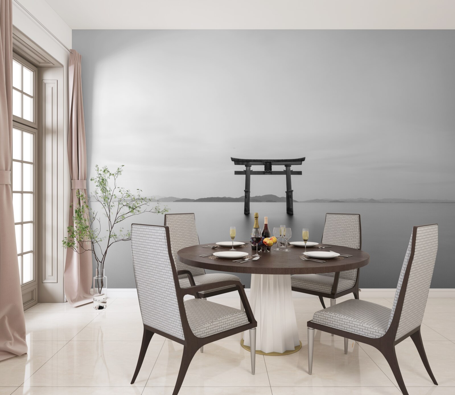 Fototapeta brama tori w oceanie