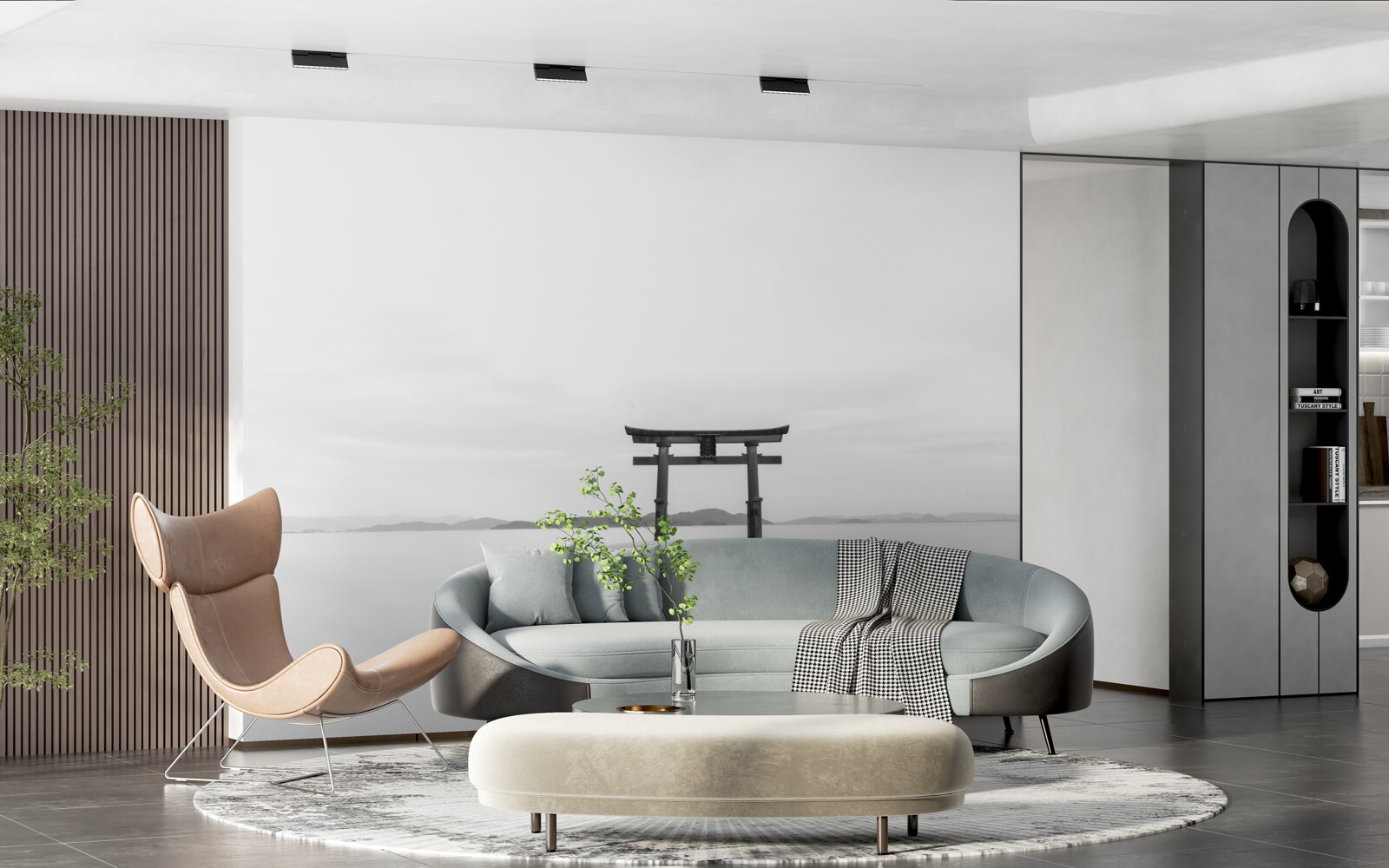 Fototapeta brama tori w oceanie