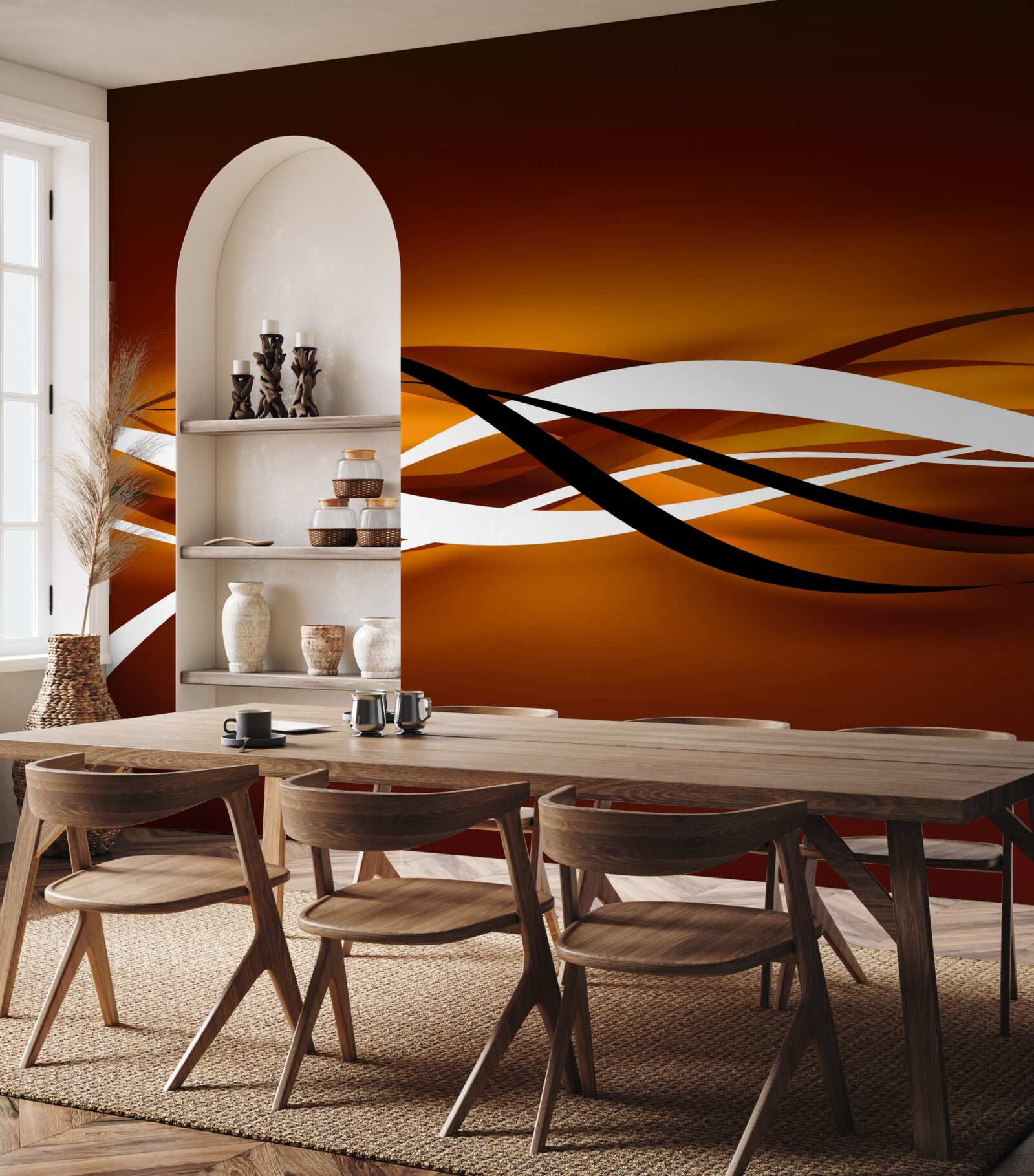 Fototapeta niekończące się szlaki z brązu