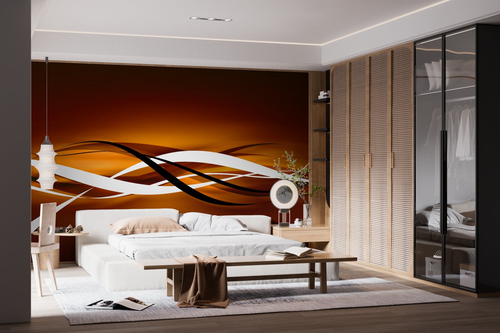 Fototapeta niekończące się szlaki z brązu