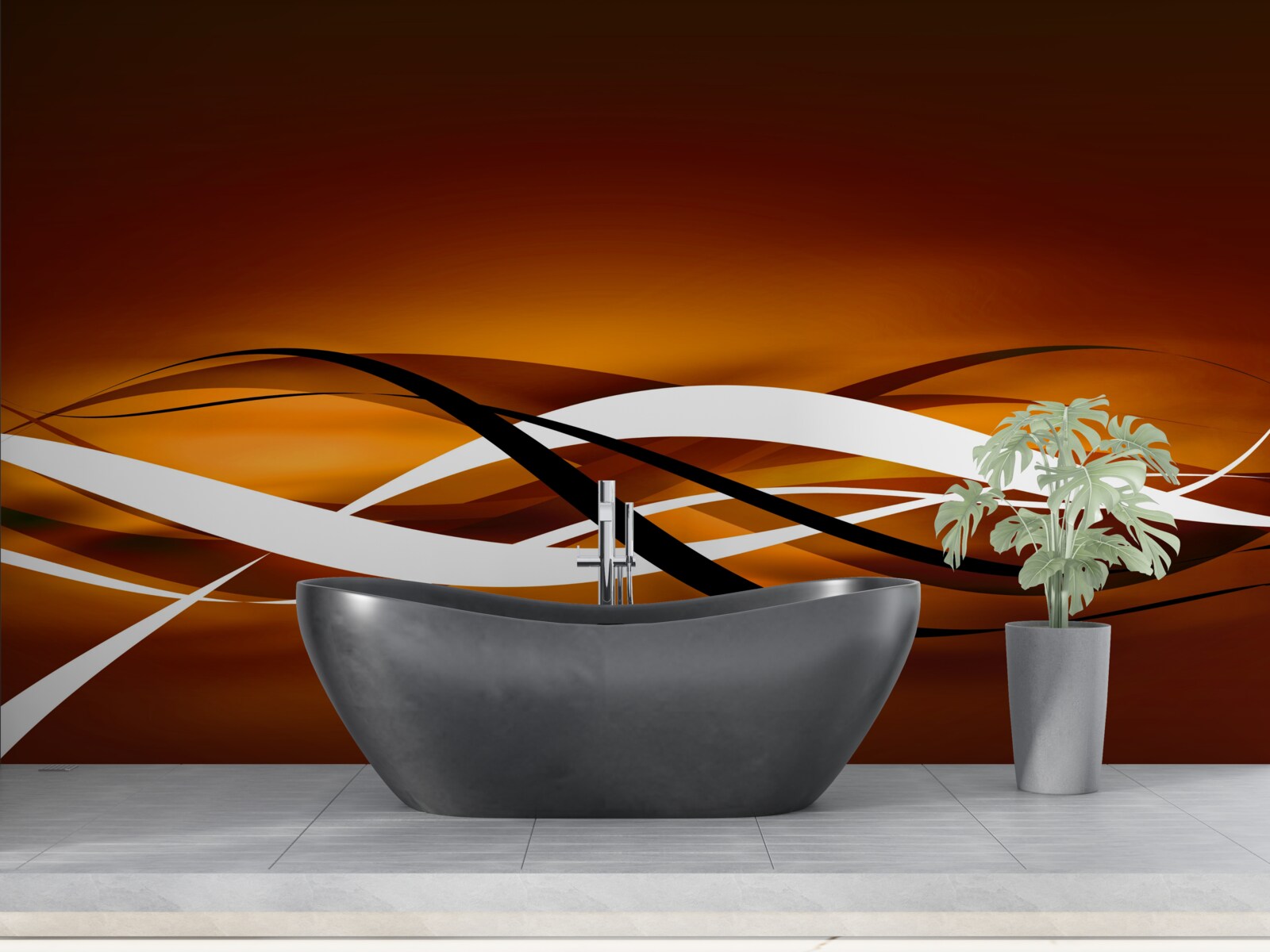 Fototapeta niekończące się szlaki z brązu