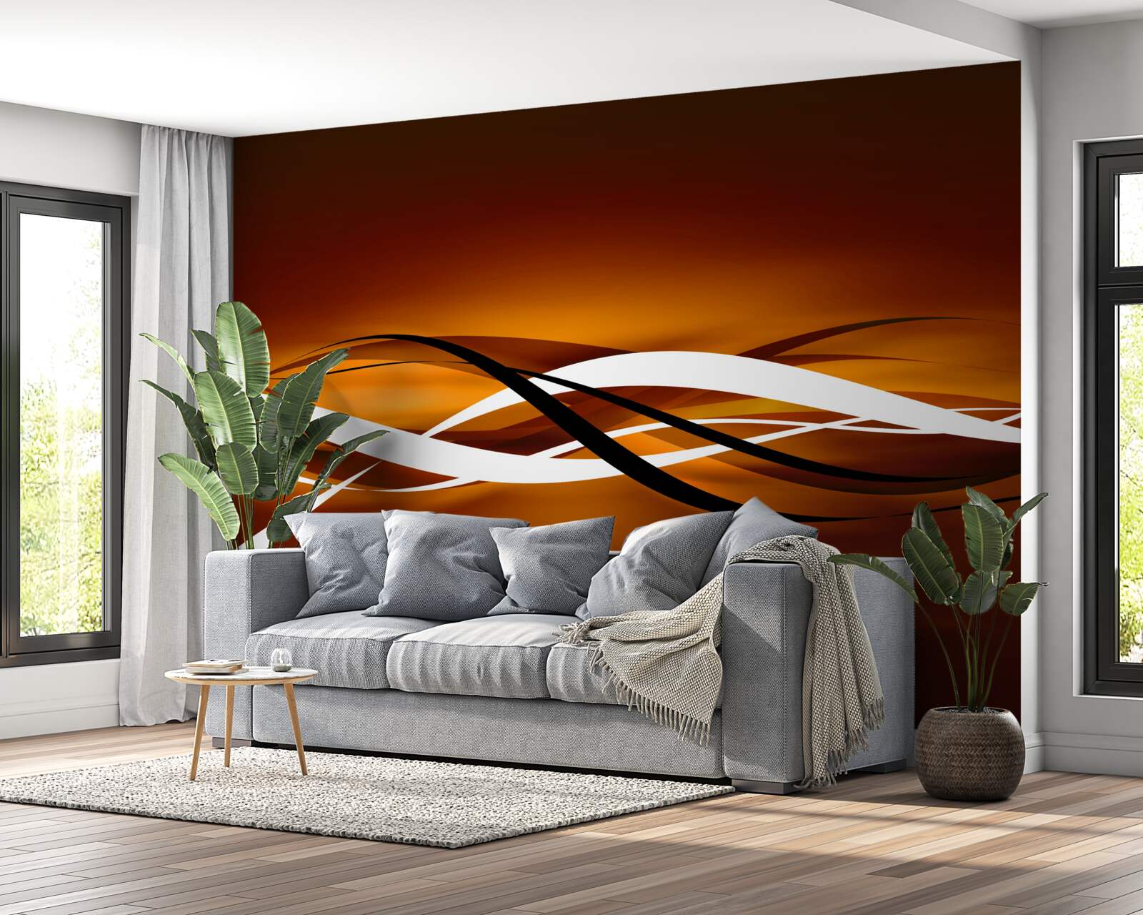 Fototapeta niekończące się szlaki z brązu