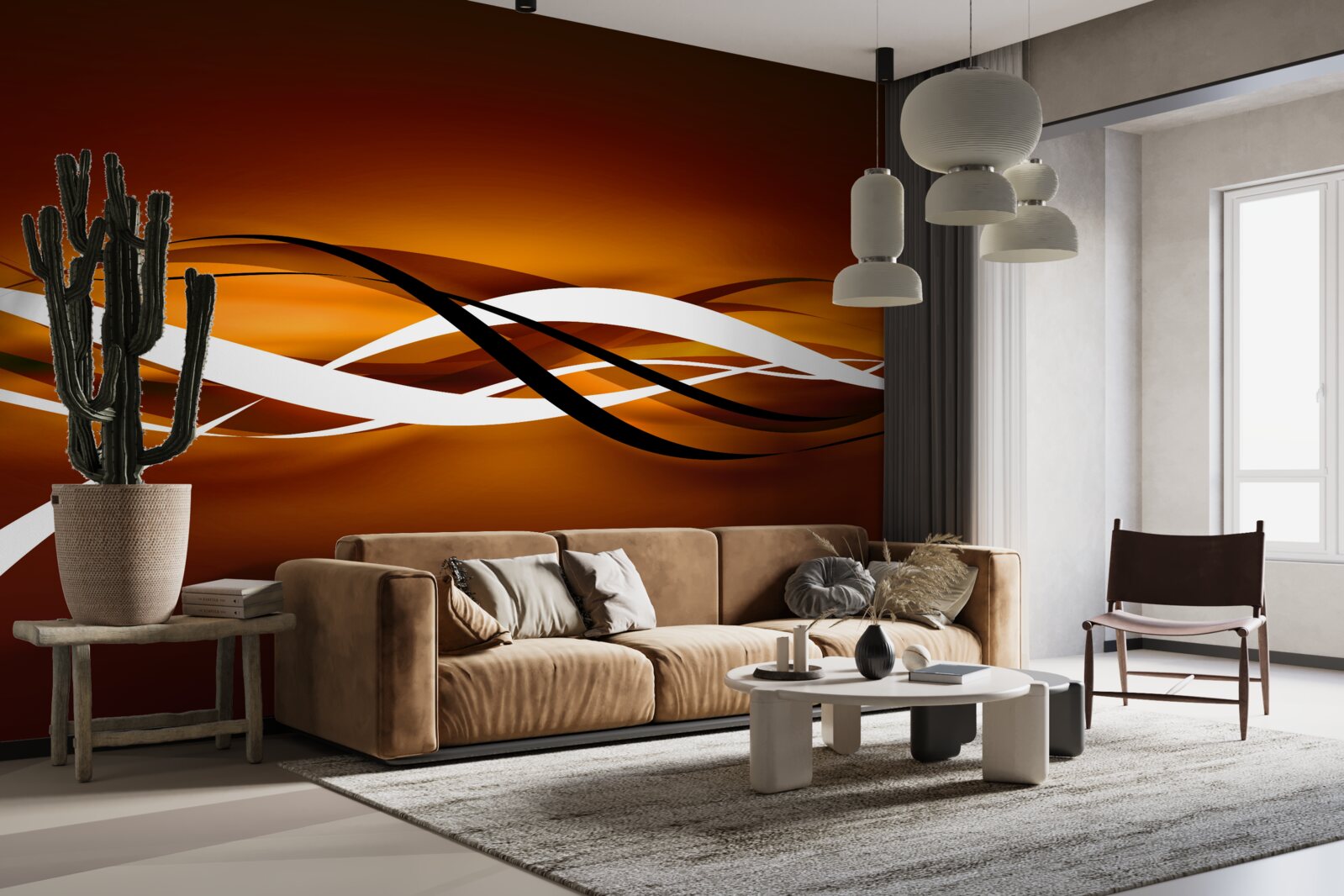 Fototapeta niekończące się szlaki z brązu