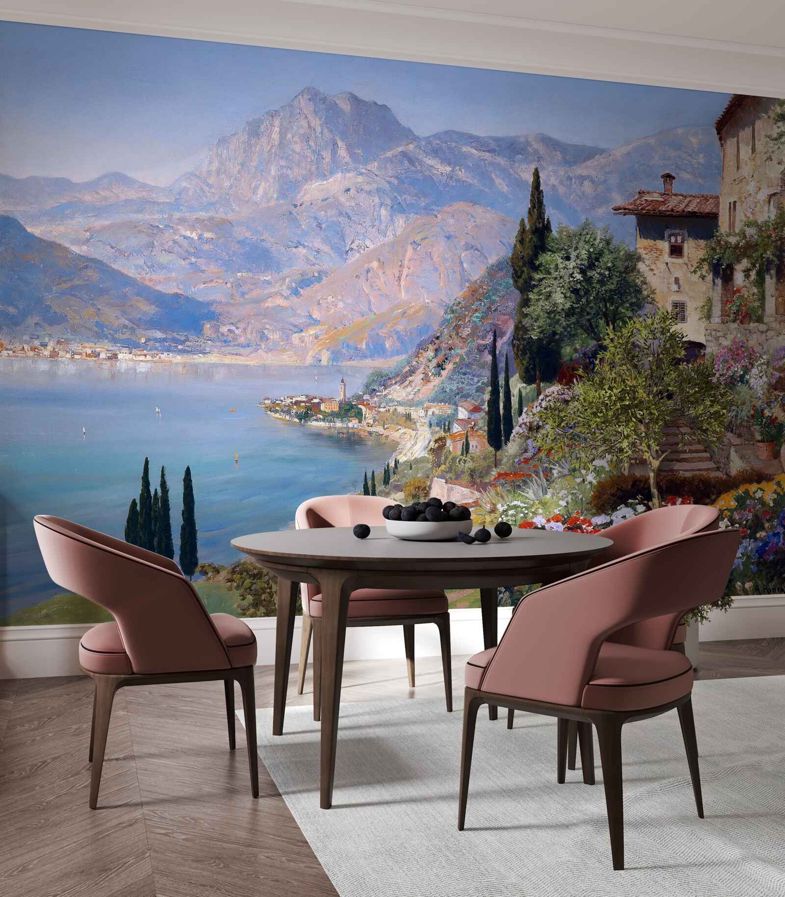 Fototapeta Śródziemnomorski krajobraz w kolorach