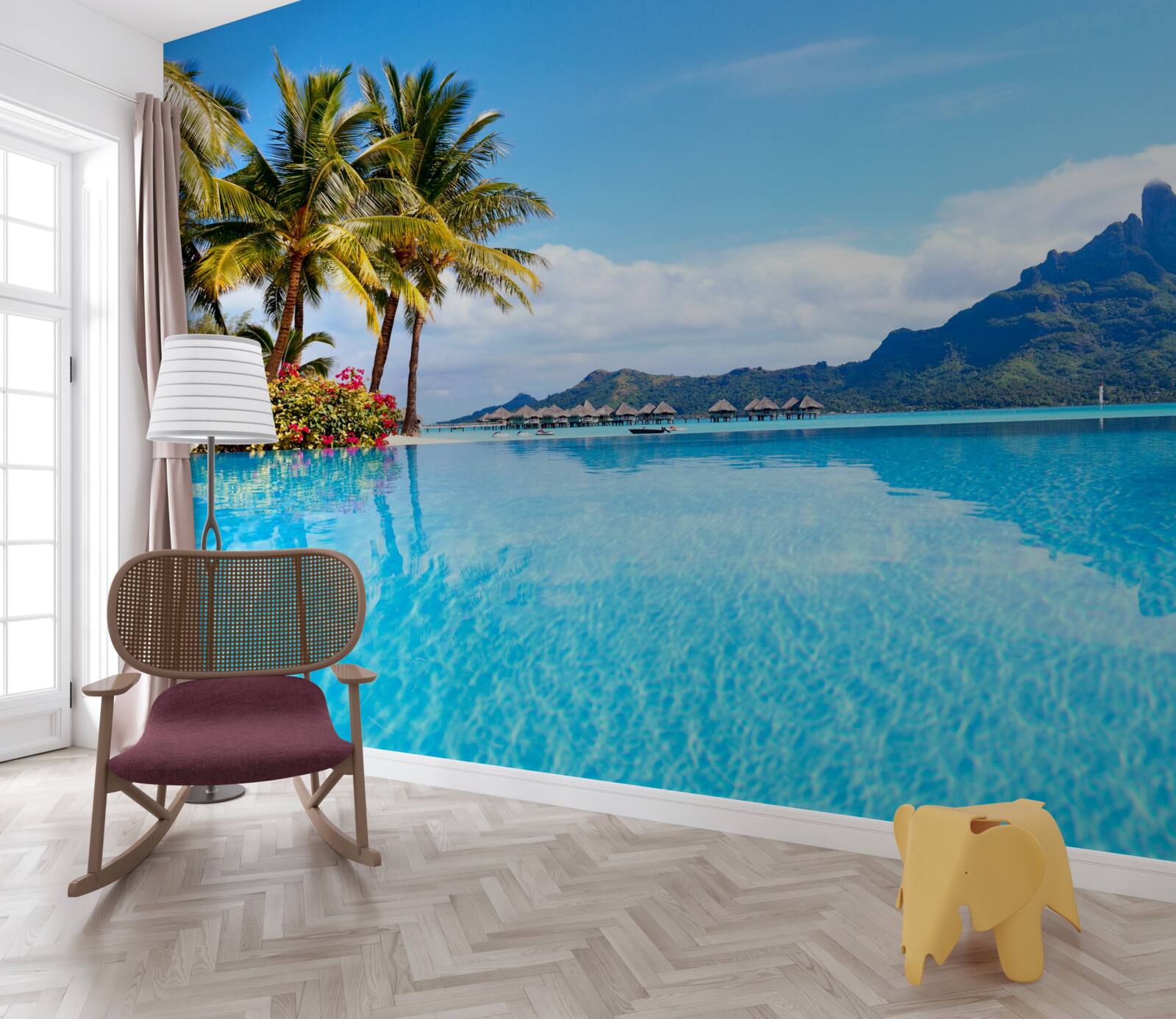 Fototapeta spokój ducha w siedzibie niebiańskiej błogości