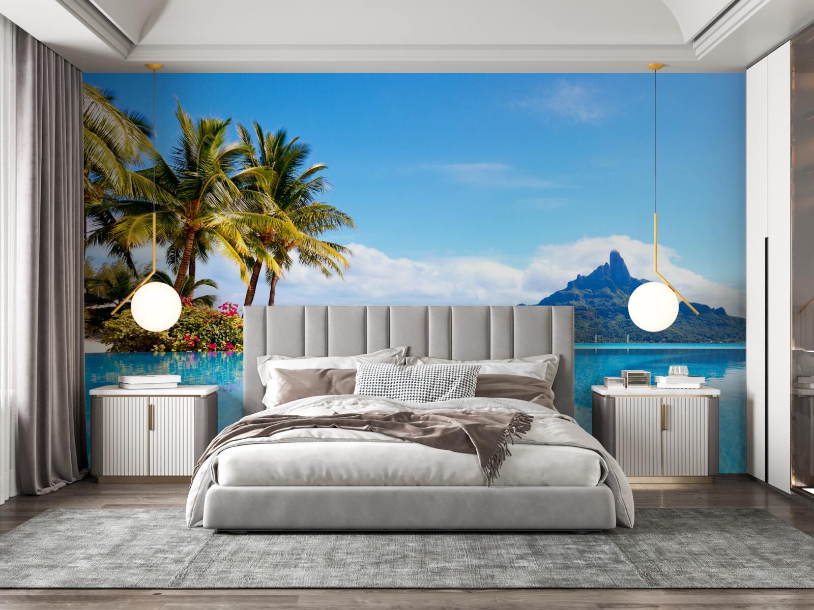 Fototapeta spokój ducha w siedzibie niebiańskiej błogości