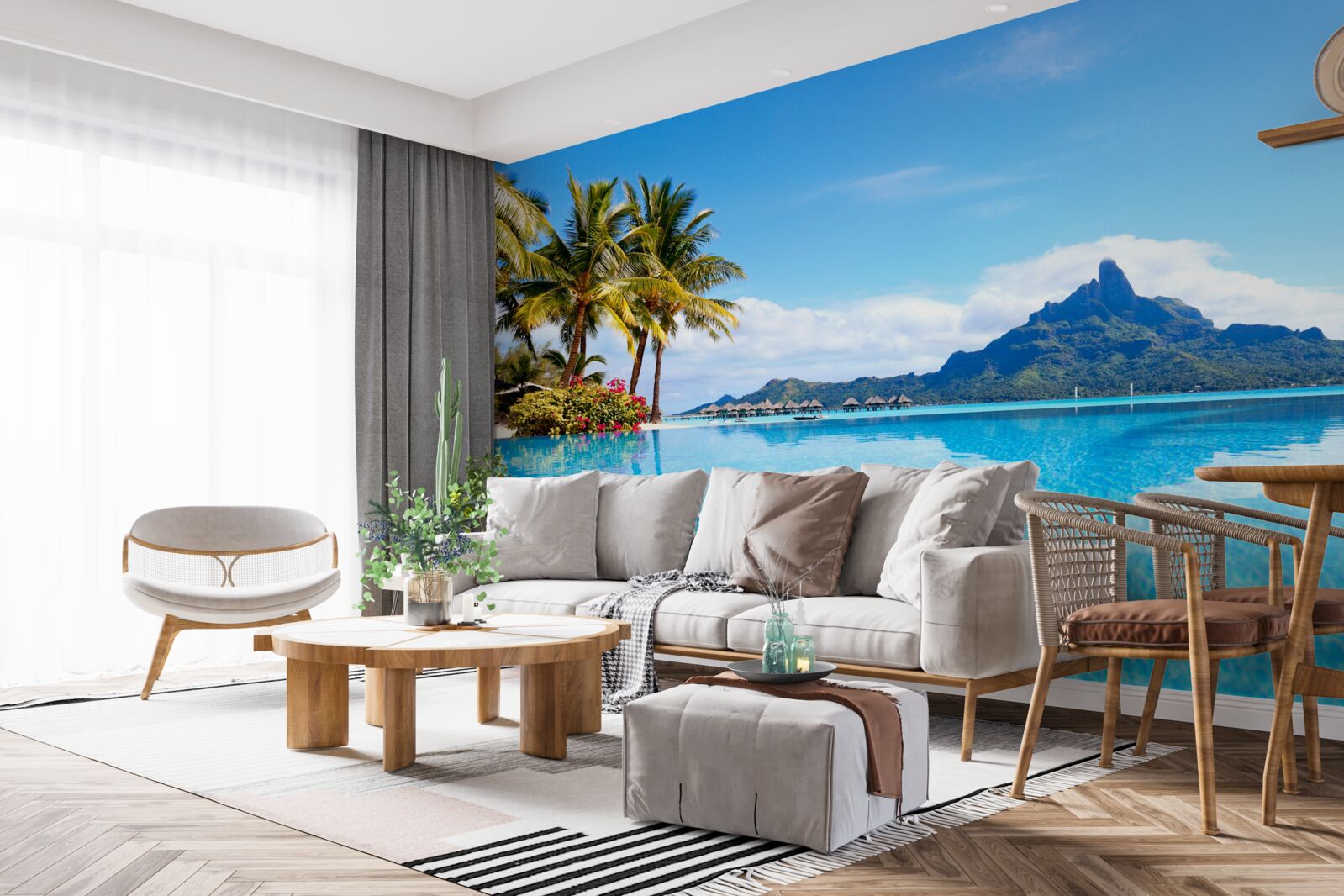 Fototapeta spokój ducha w siedzibie niebiańskiej błogości