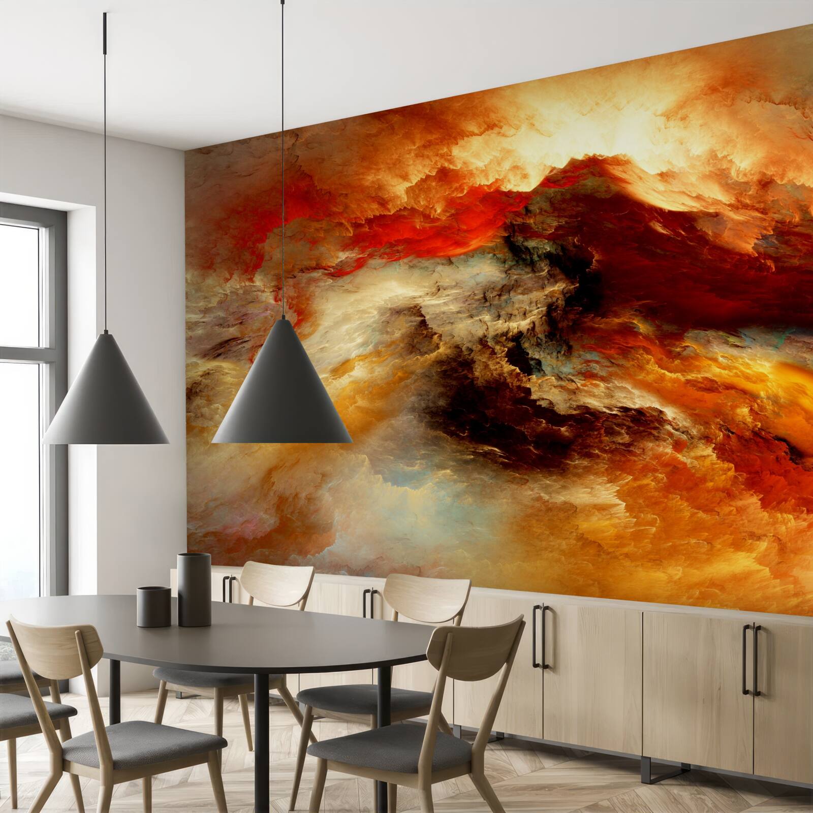 Fototapeta wicher w skalistym bezkresie