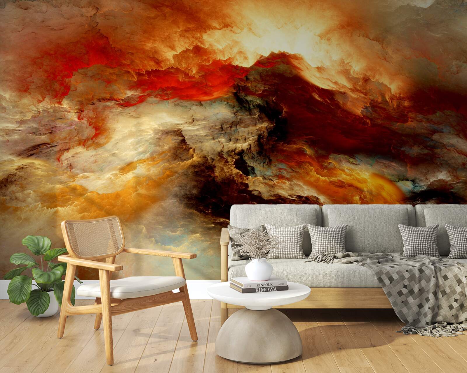 Fototapeta wicher w skalistym bezkresie