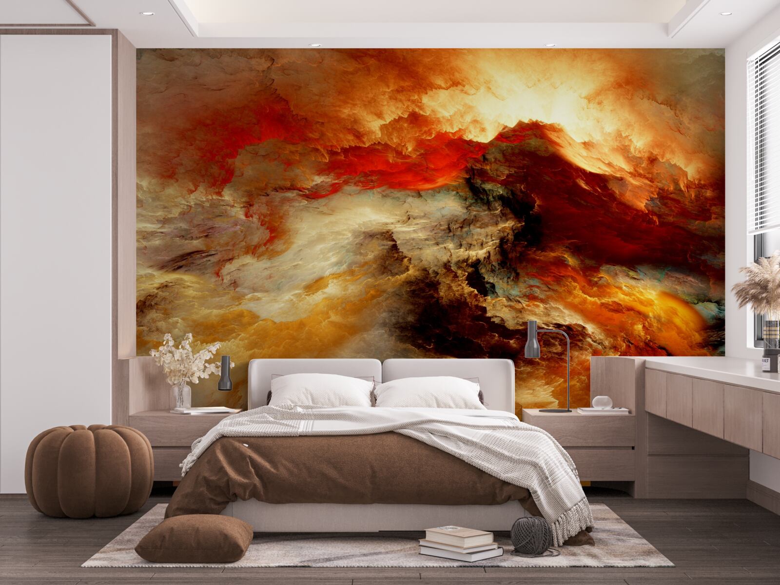 Fototapeta wicher w skalistym bezkresie