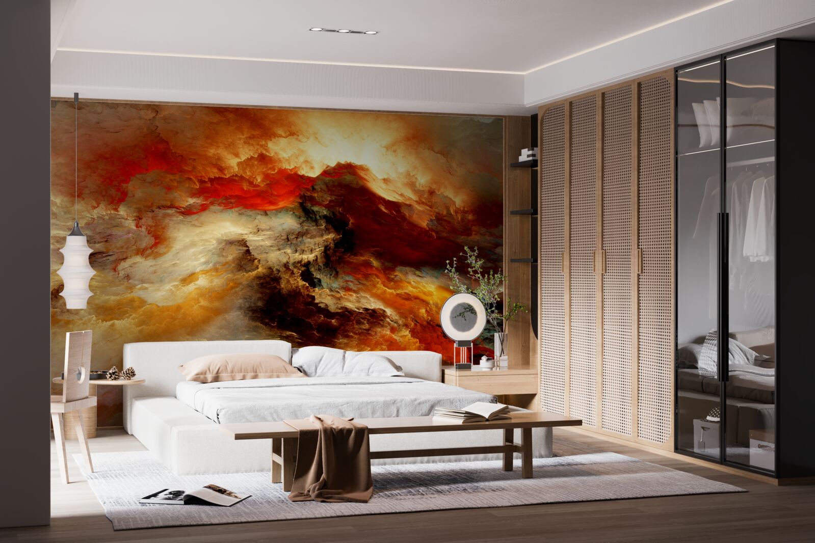 Fototapeta wicher w skalistym bezkresie