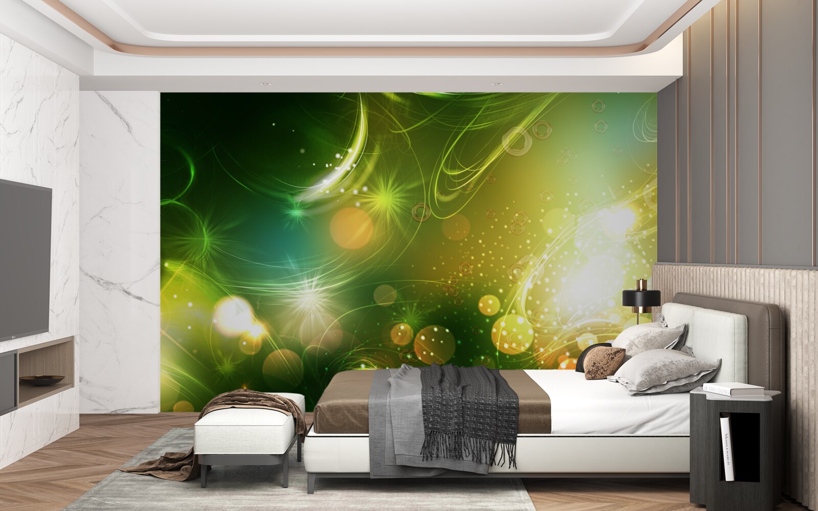 Fototapeta galaktyki i planety