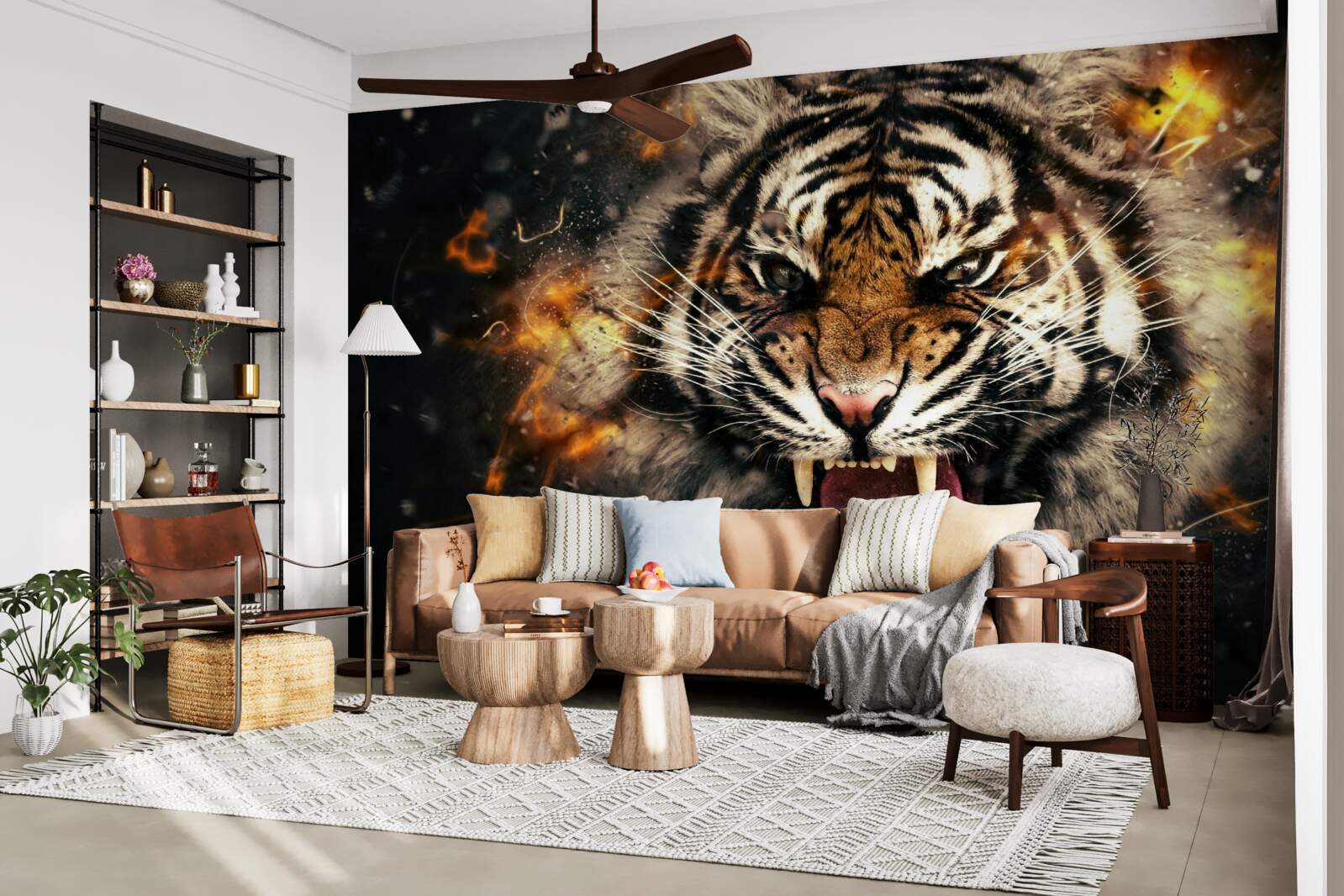 Fototapeta głośny ryk tygrysa