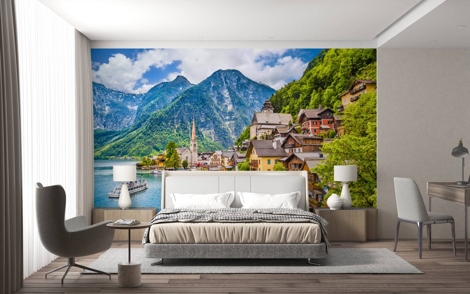 Fototapeta niesamowite hallstatt w austrii