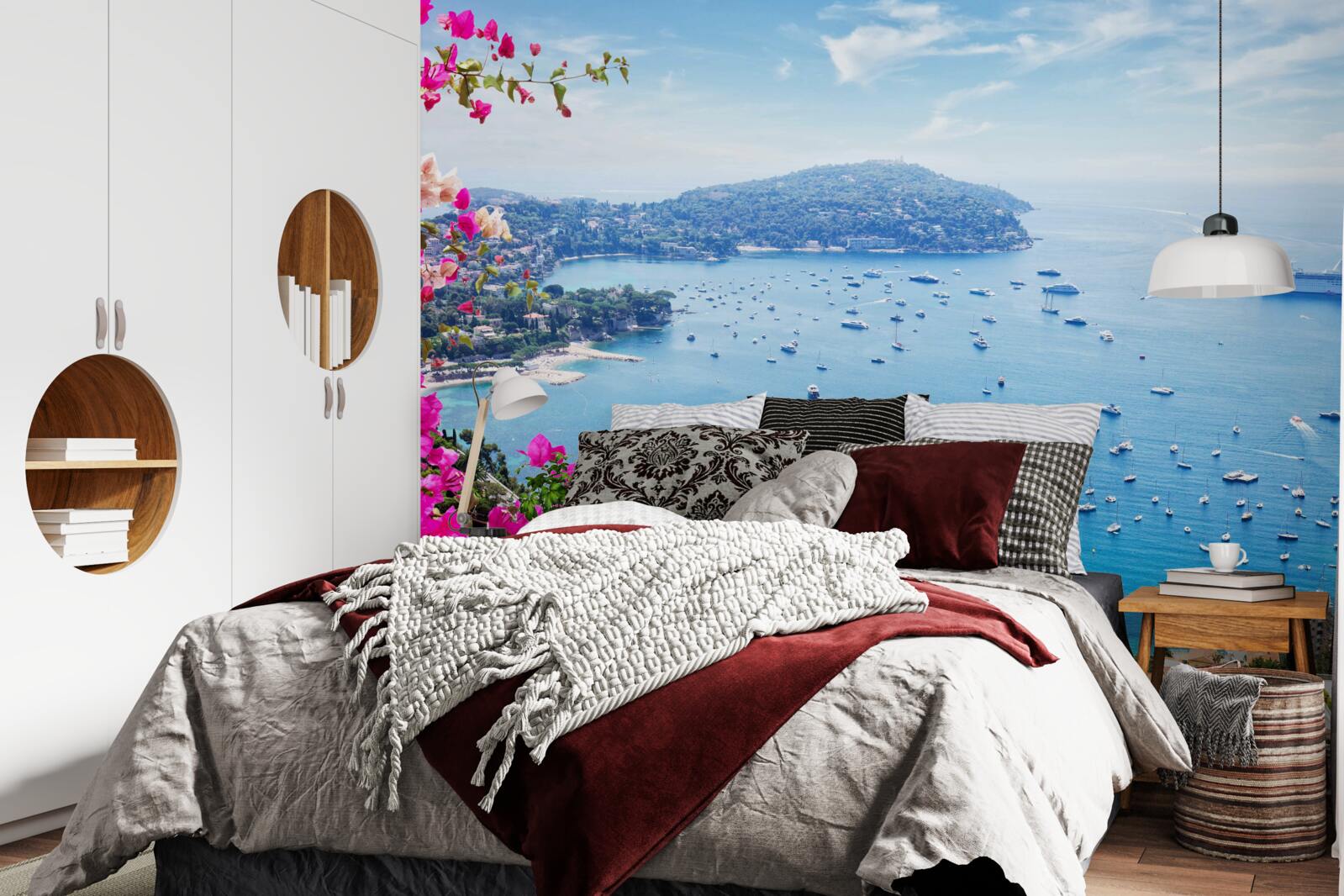 Fototapeta dok w pobliżu wybrzeża szafirów